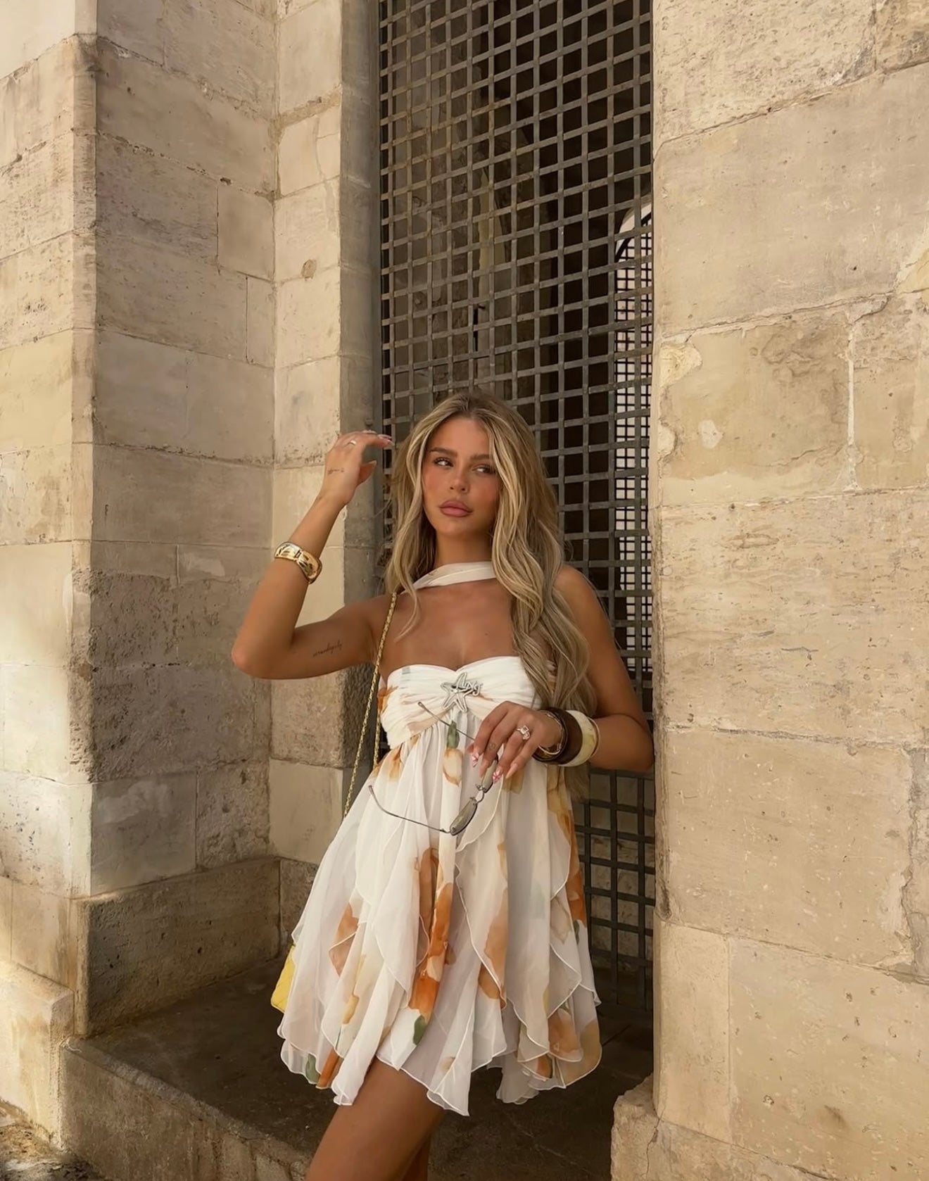 FLORENCE BLOOM DRESS – GARDEN WHISPER