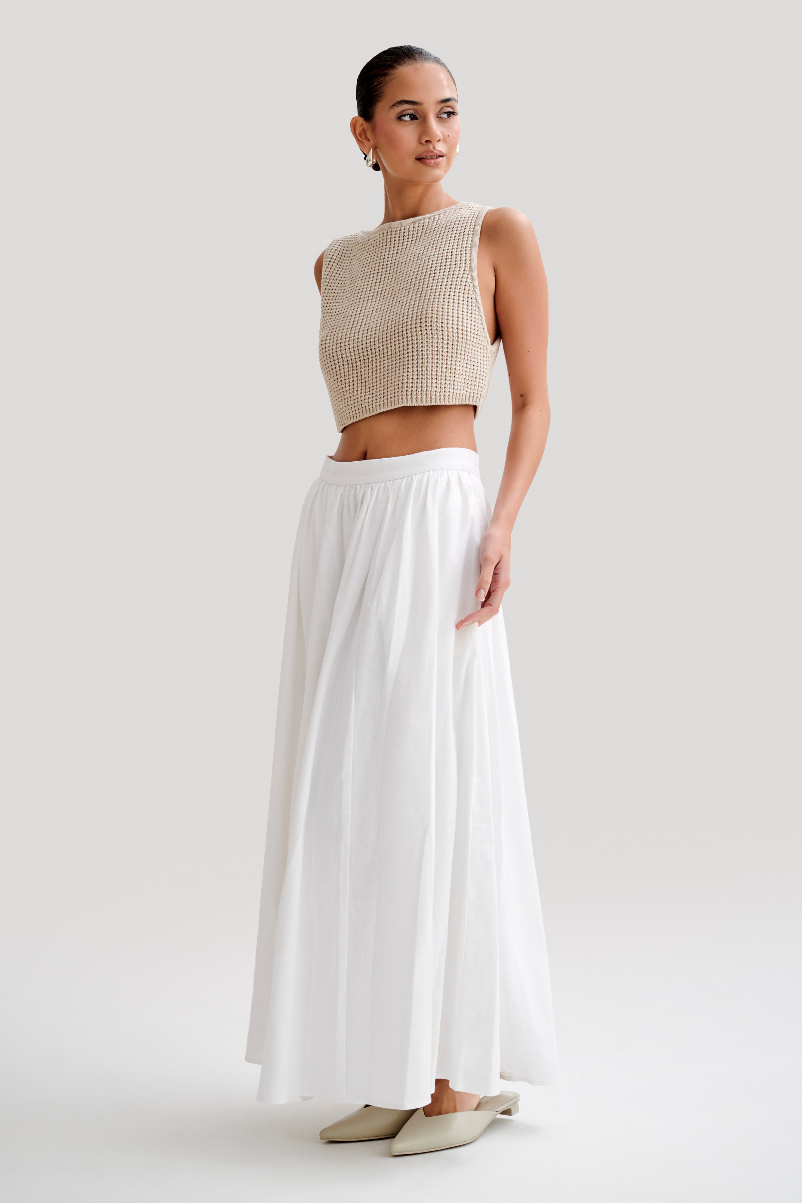Clarence Linen Skirt – Pure Poise