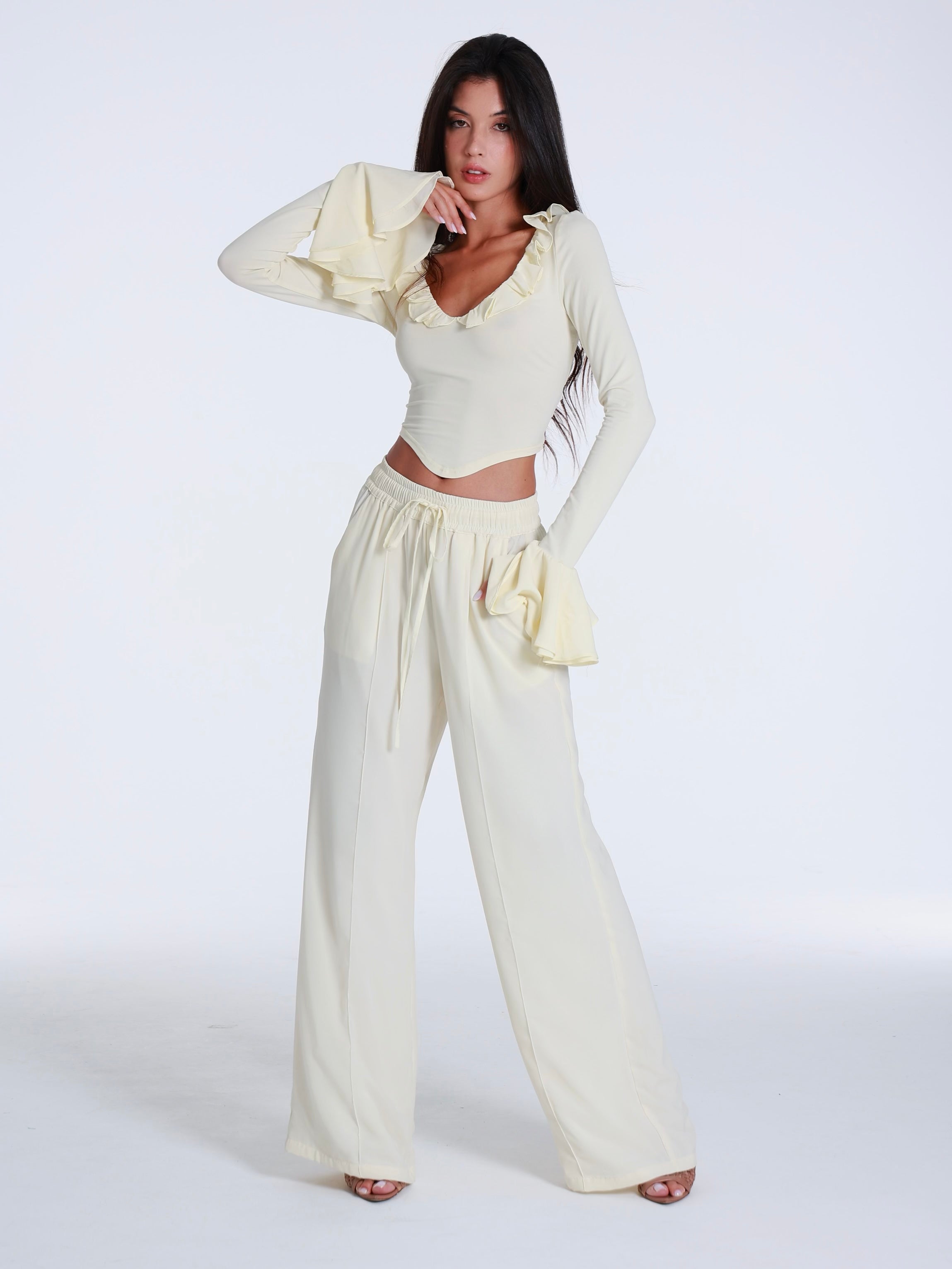 Soraya Ruffle Top – Feminine Flow