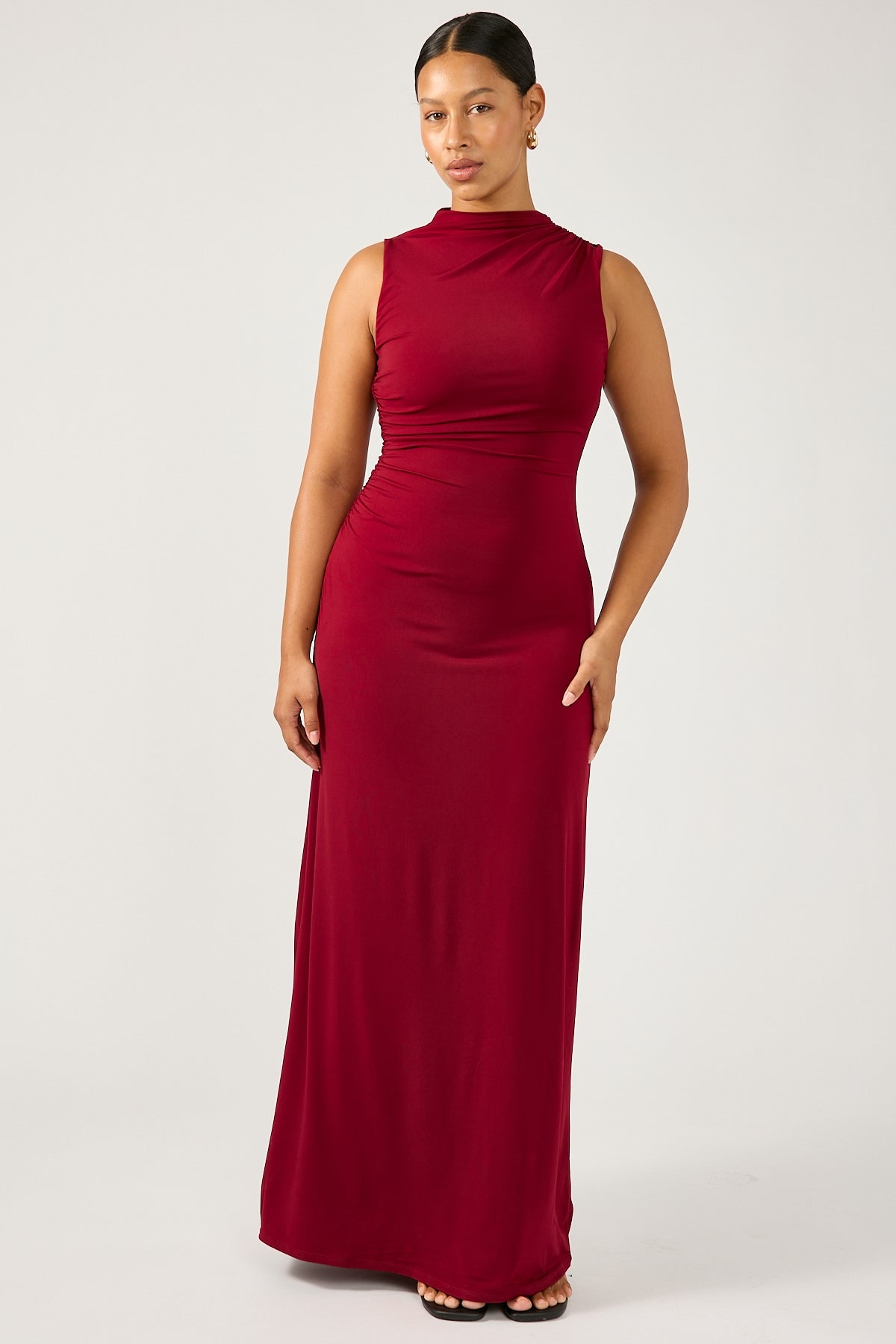 ROSEWOOD MAXI DRESS – DEEP ELEGANCE