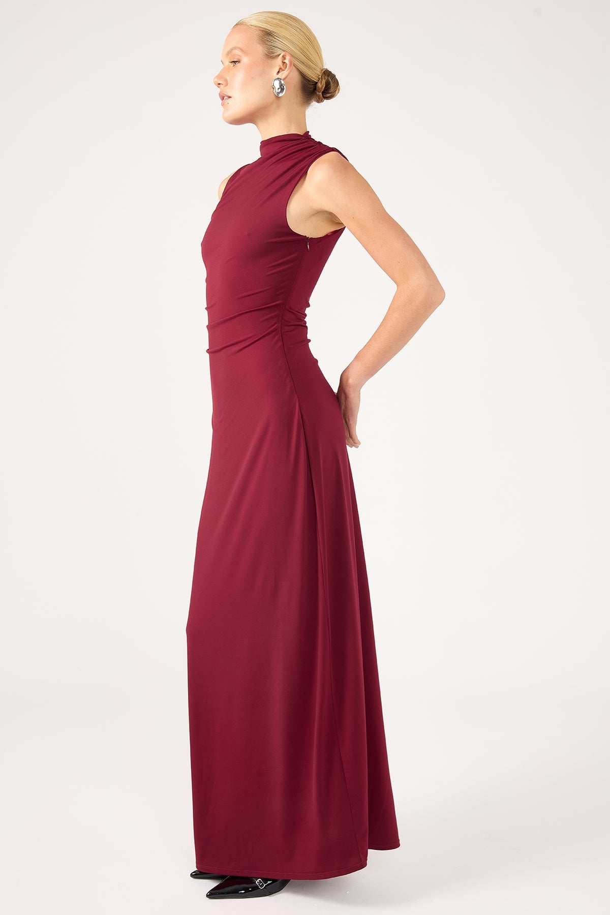 ROSEWOOD MAXI DRESS – DEEP ELEGANCE