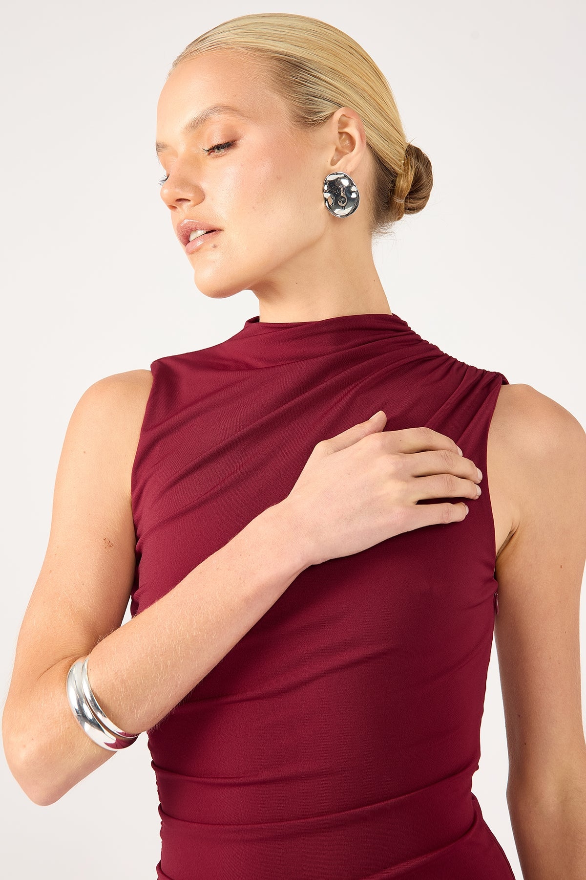 ROSEWOOD MAXI DRESS – DEEP ELEGANCE