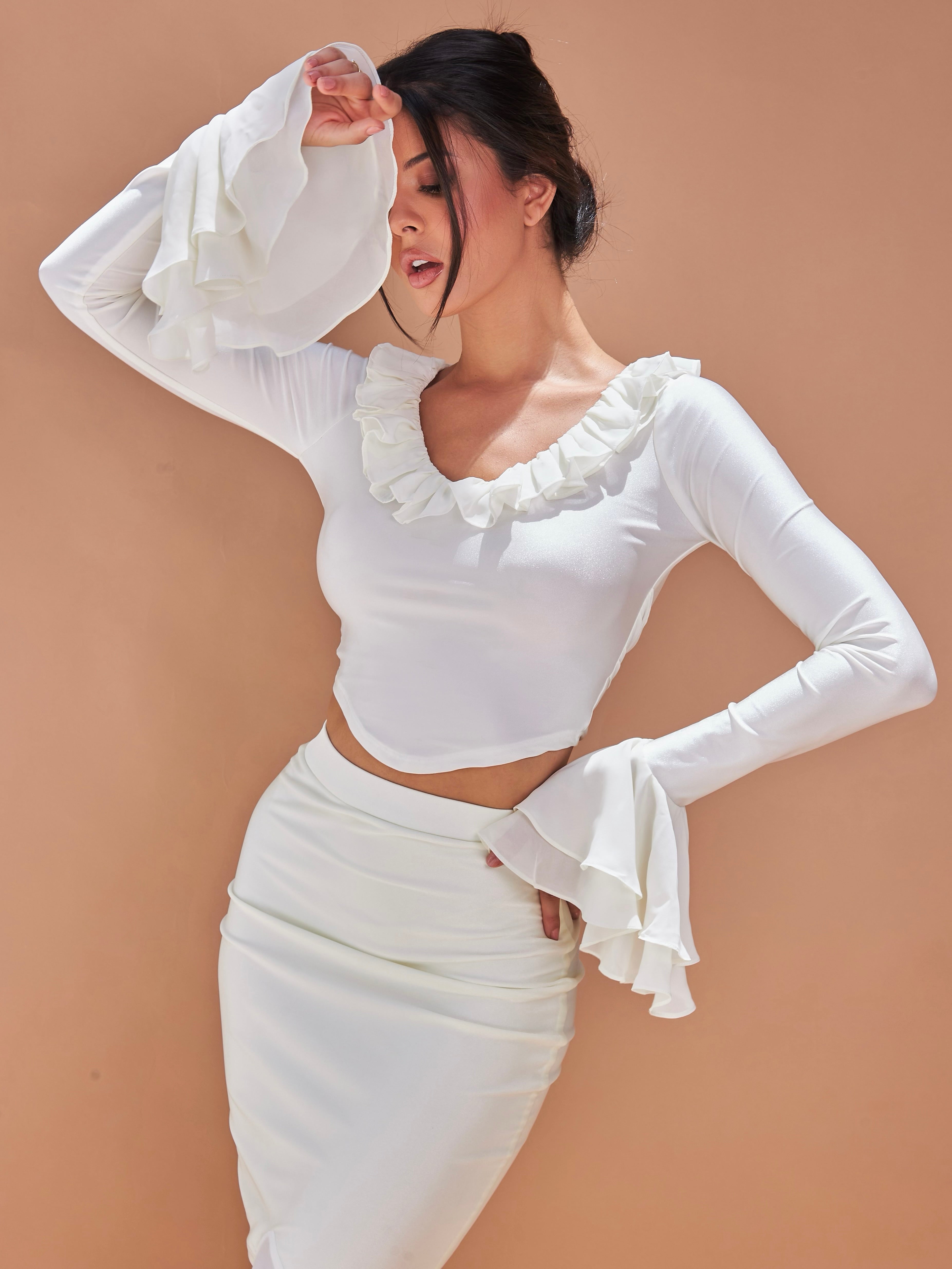 Soraya Ruffle Top – Feminine Flow