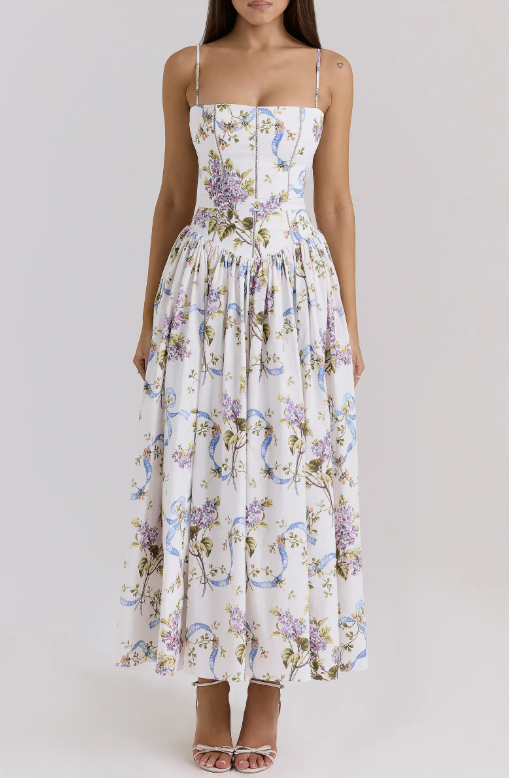 YSABELLA FLORAL MAXI – GARDEN WHIMSY