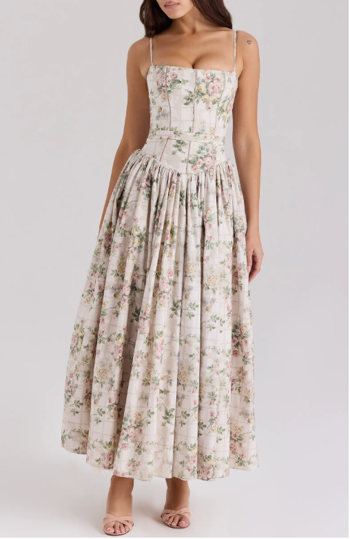 YSABELLA FLORAL MAXI – GARDEN WHIMSY