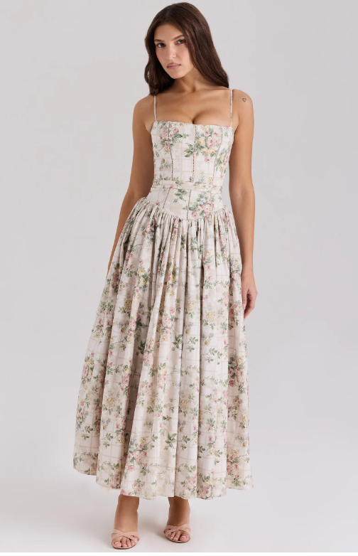 YSABELLA FLORAL MAXI – GARDEN WHIMSY