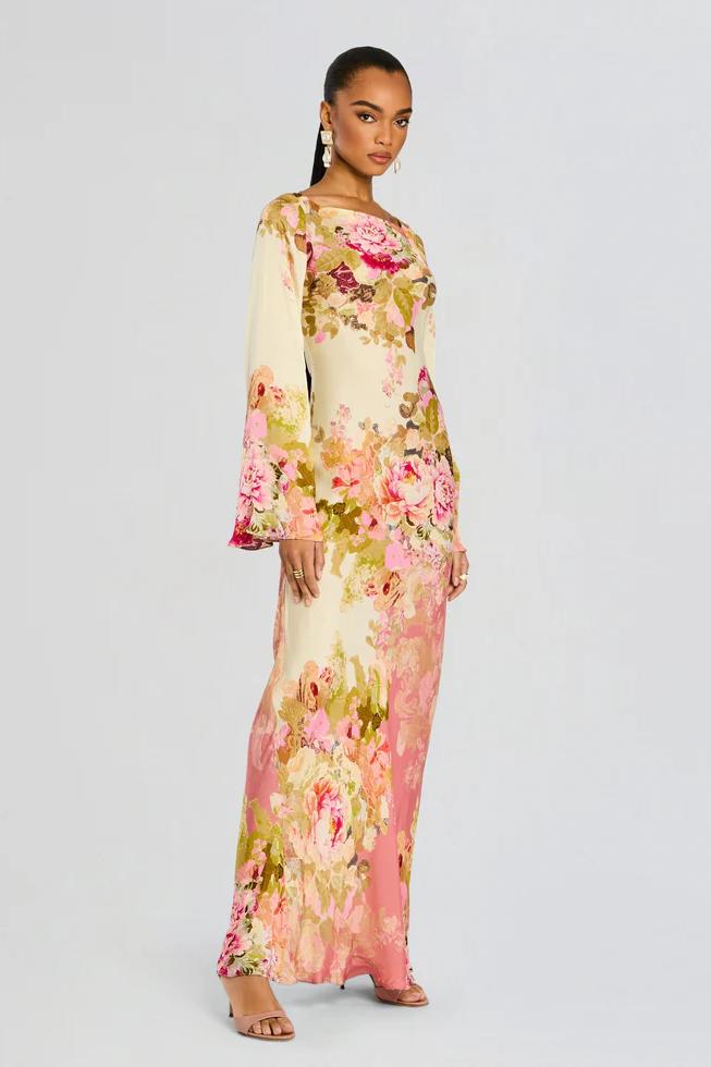 AURORA FLORAL MAXI – Sunset Bloom