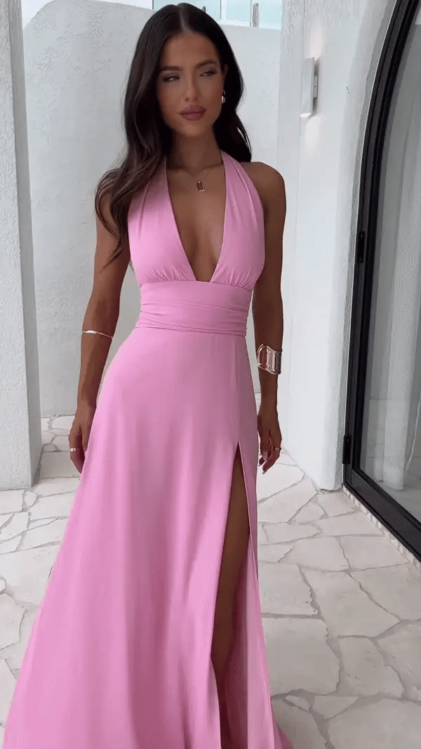 AURÉLA MAXI DRESS – EFFORTLESS RADIANCE