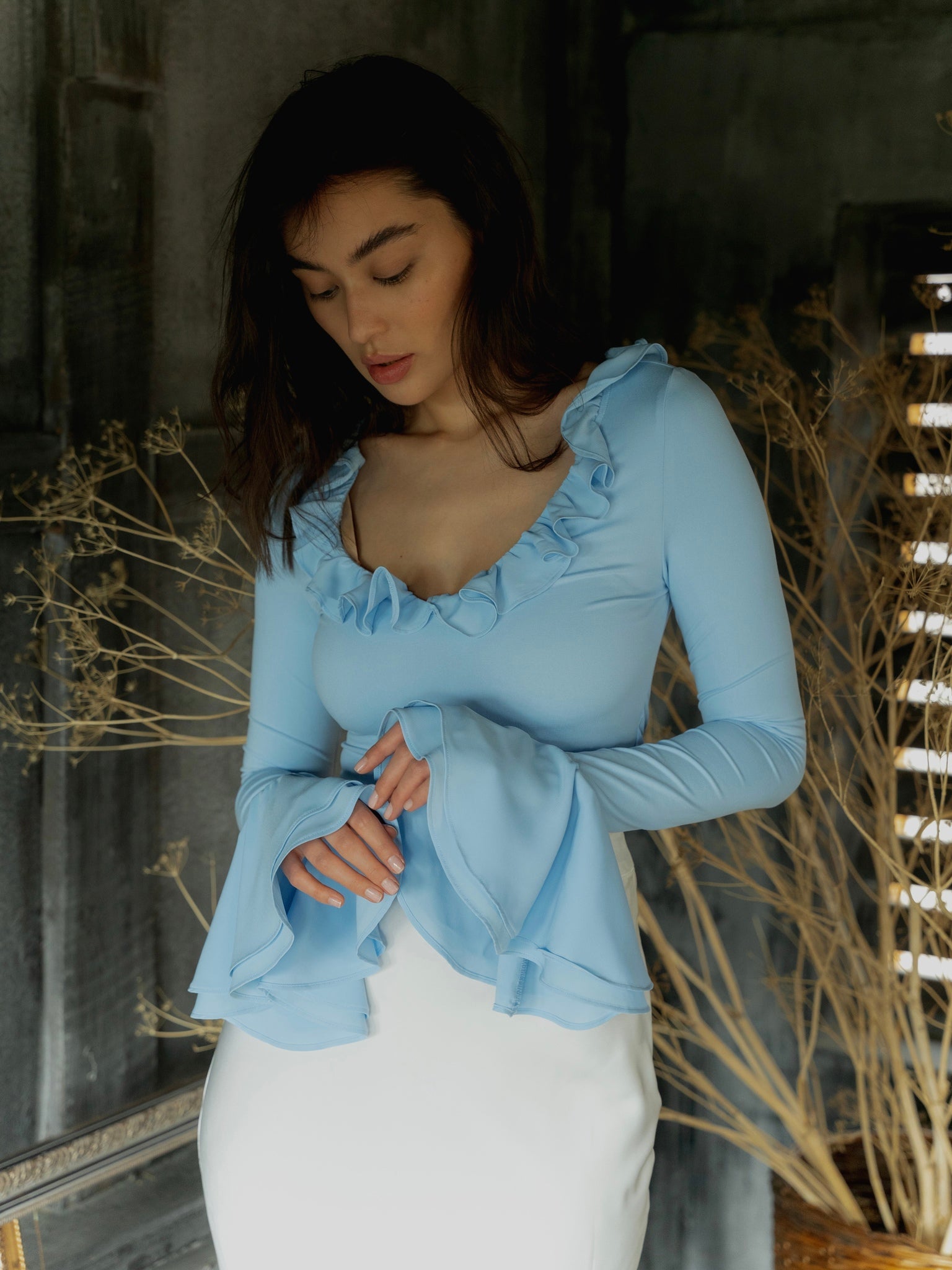 Soraya Ruffle Top – Feminine Flow