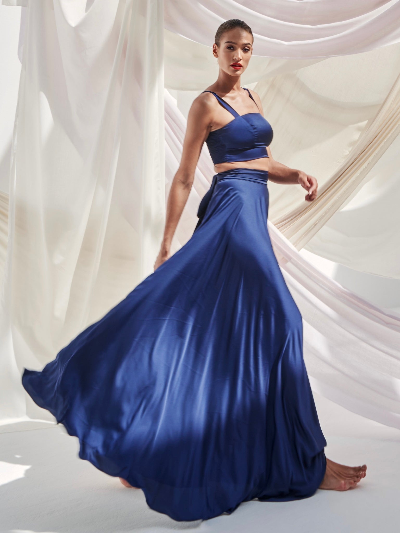 Aveline Skirt – Satin Grace