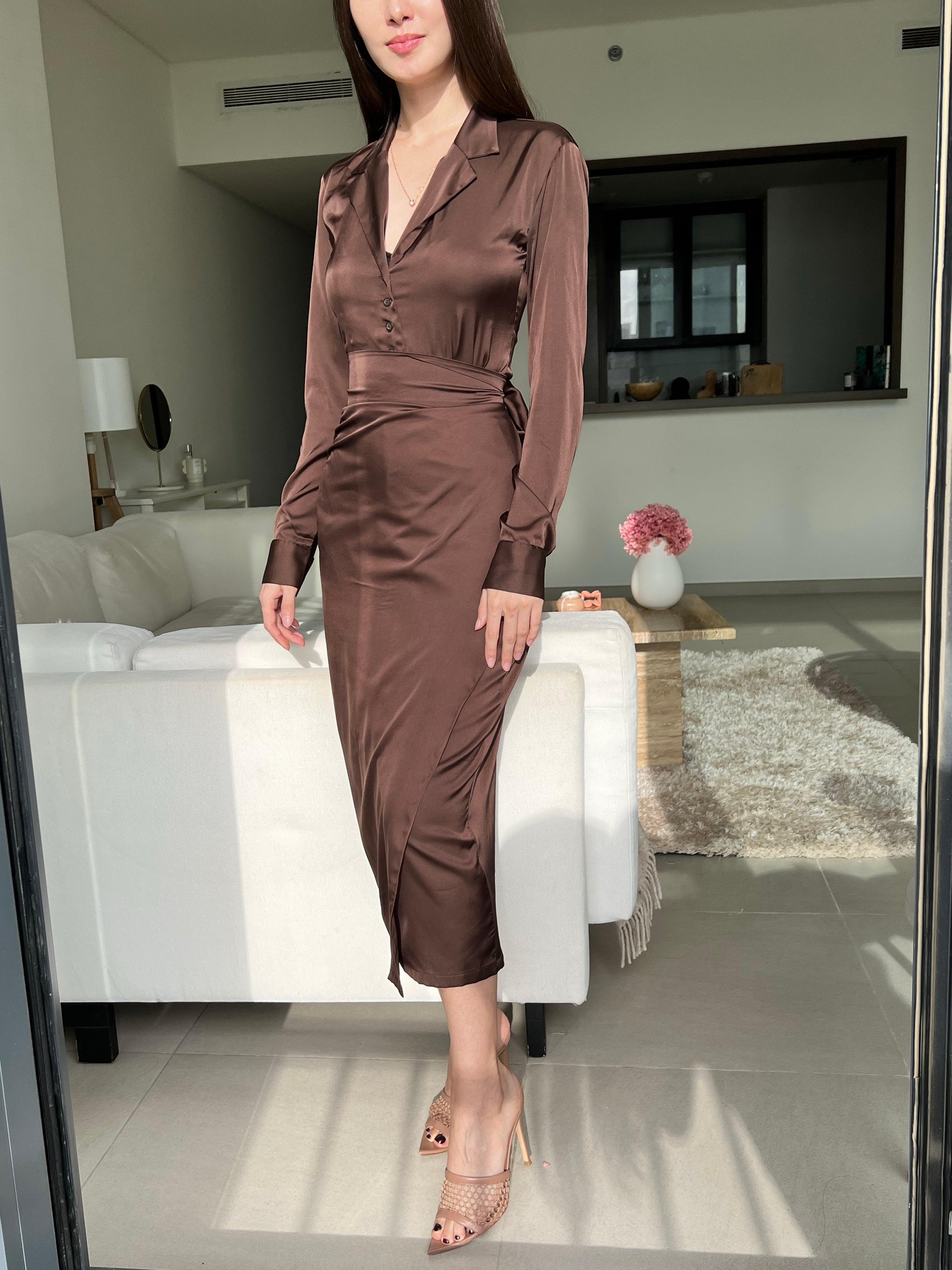 Mira Wrap Skirt – Sleek Simplicity