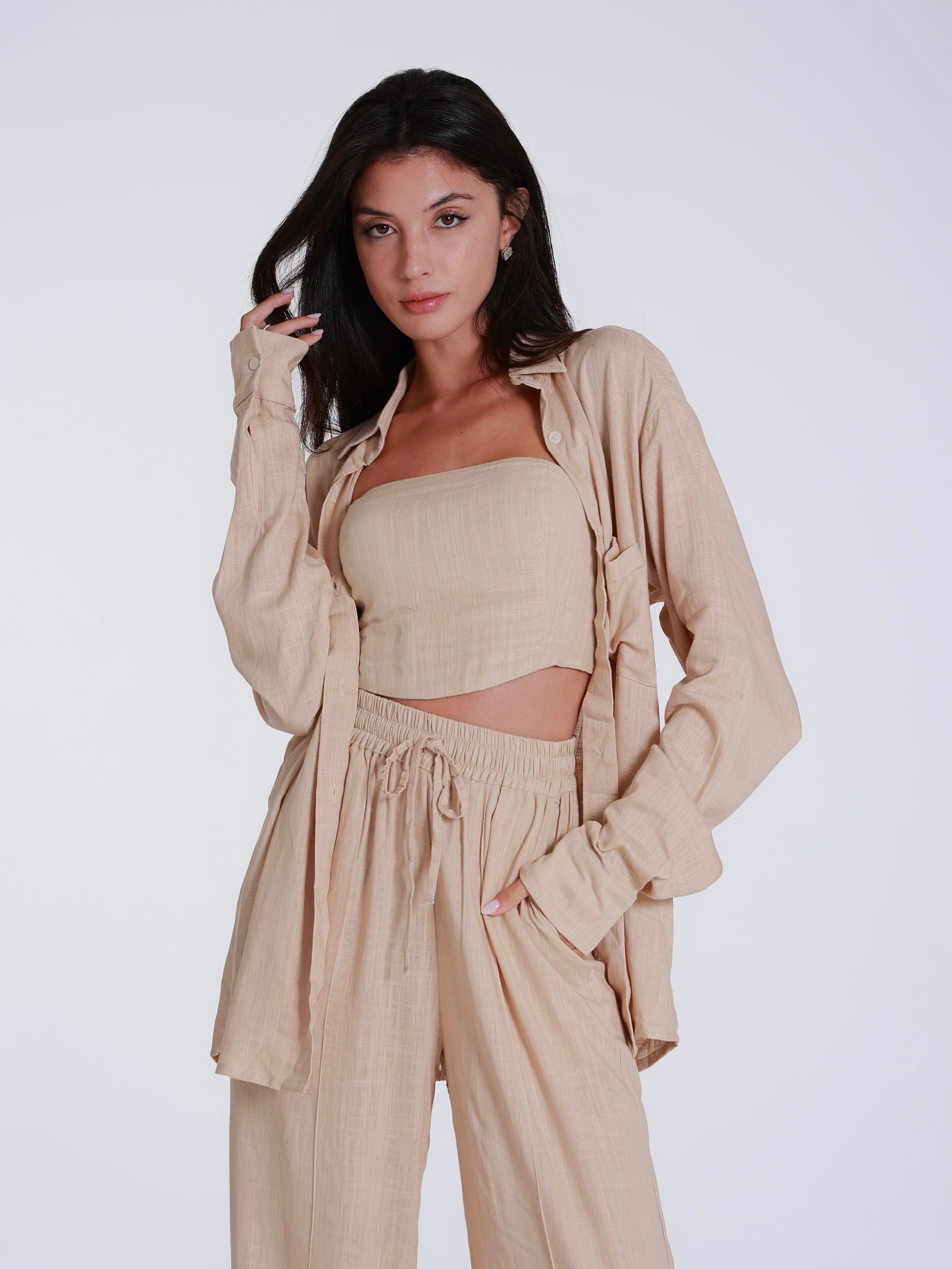 Nahla Linen Set – Timeless Ease