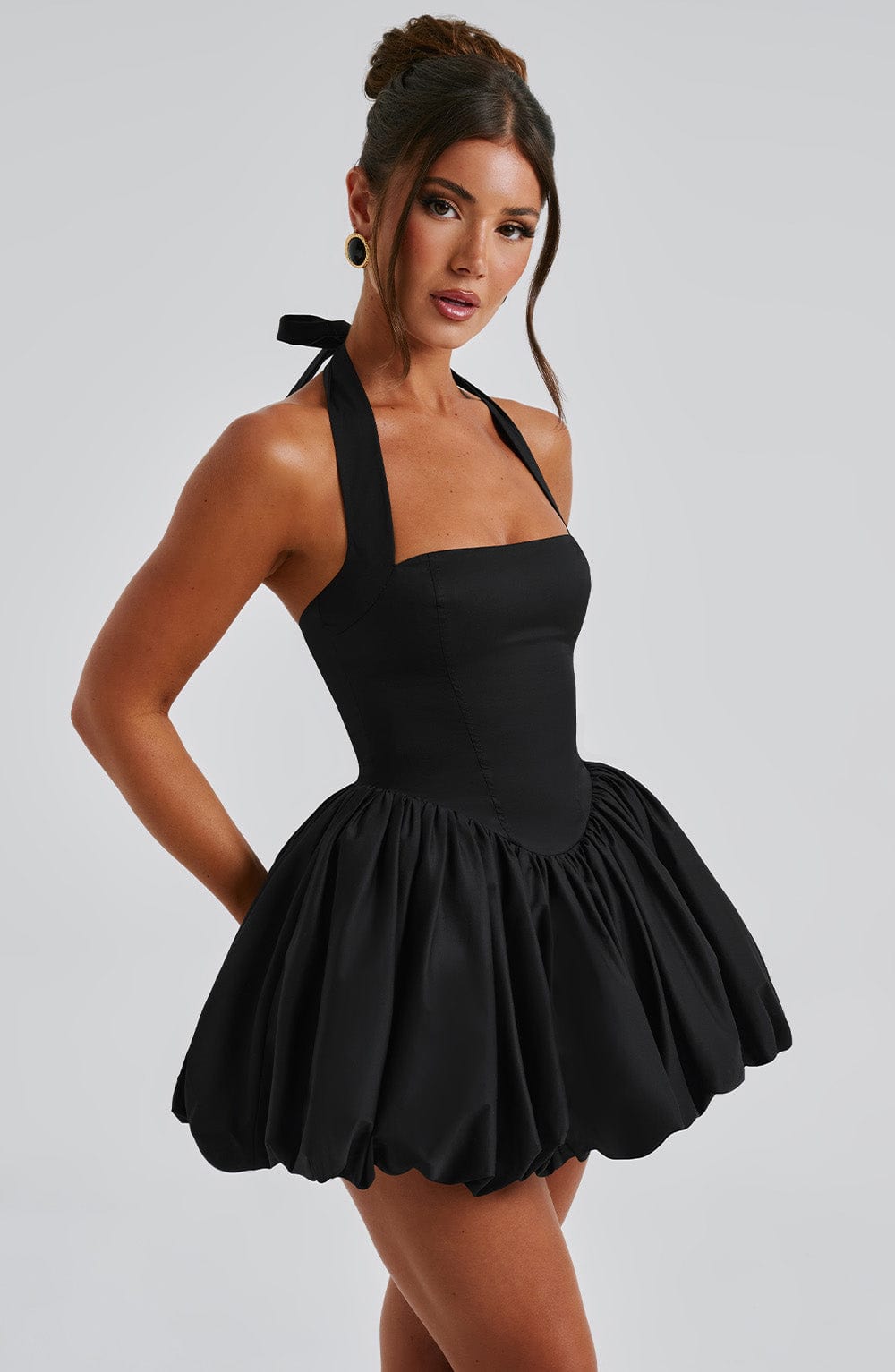 NOIR PETITE DRESS – PLAYFUL ALLURE