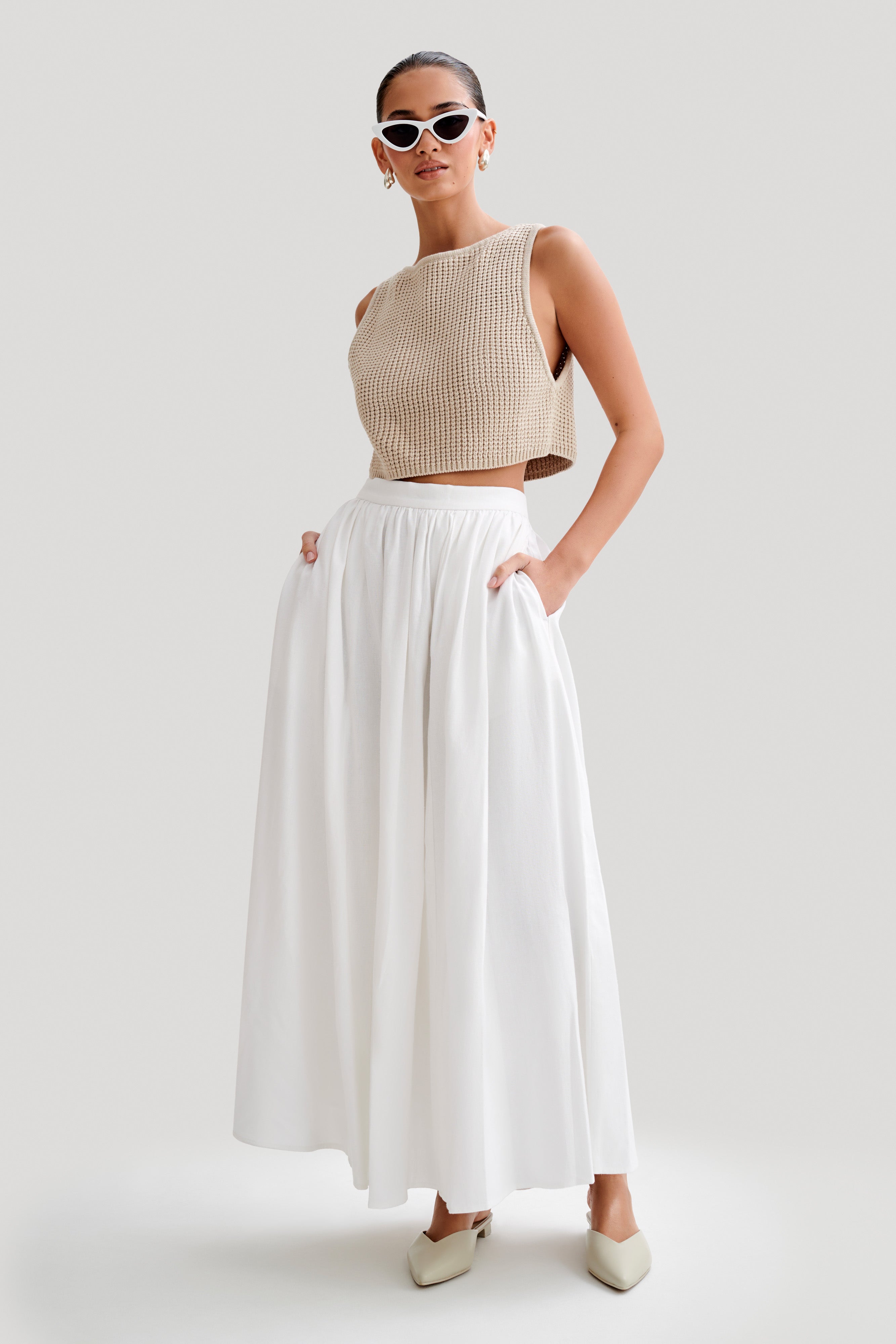 Clarence Linen Skirt – Pure Poise