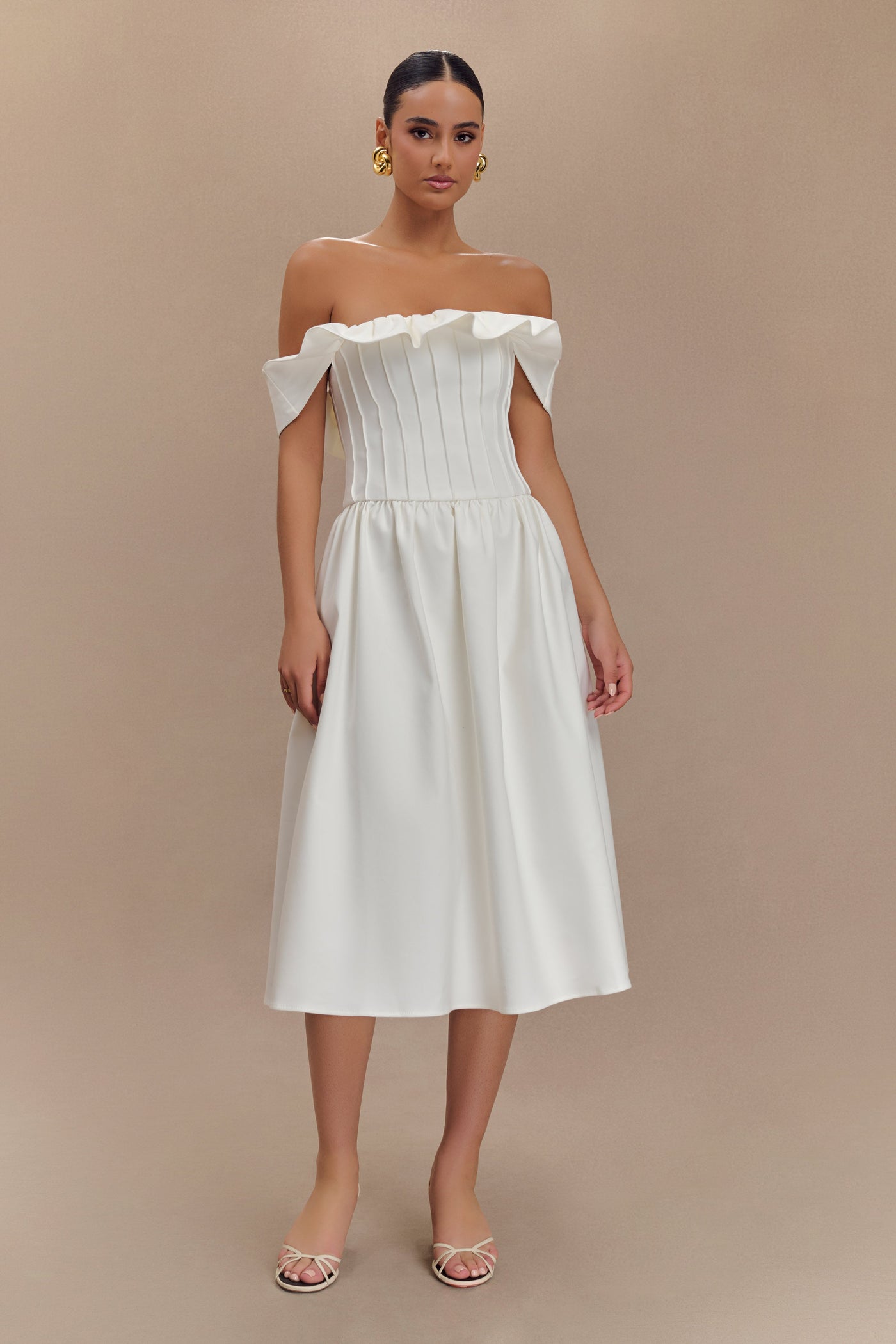 Amara Sol Midi – Pure White Grace