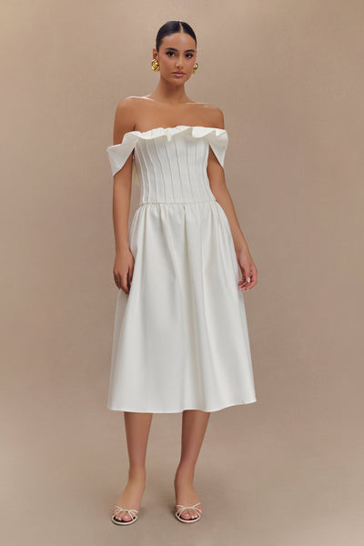 Amara Sol Midi – Pure White Grace
