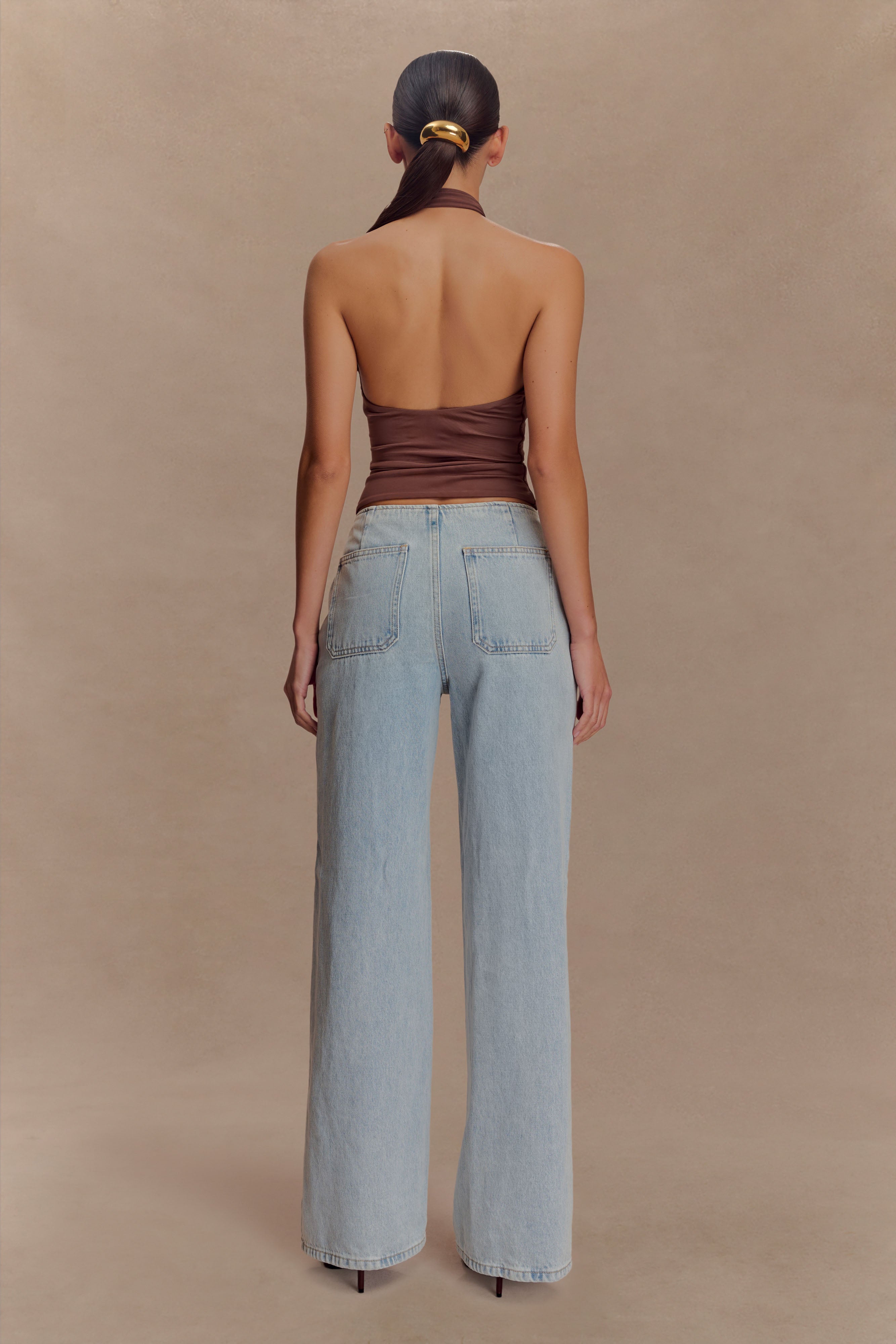 Mariposa Halter Top – Bold Silk