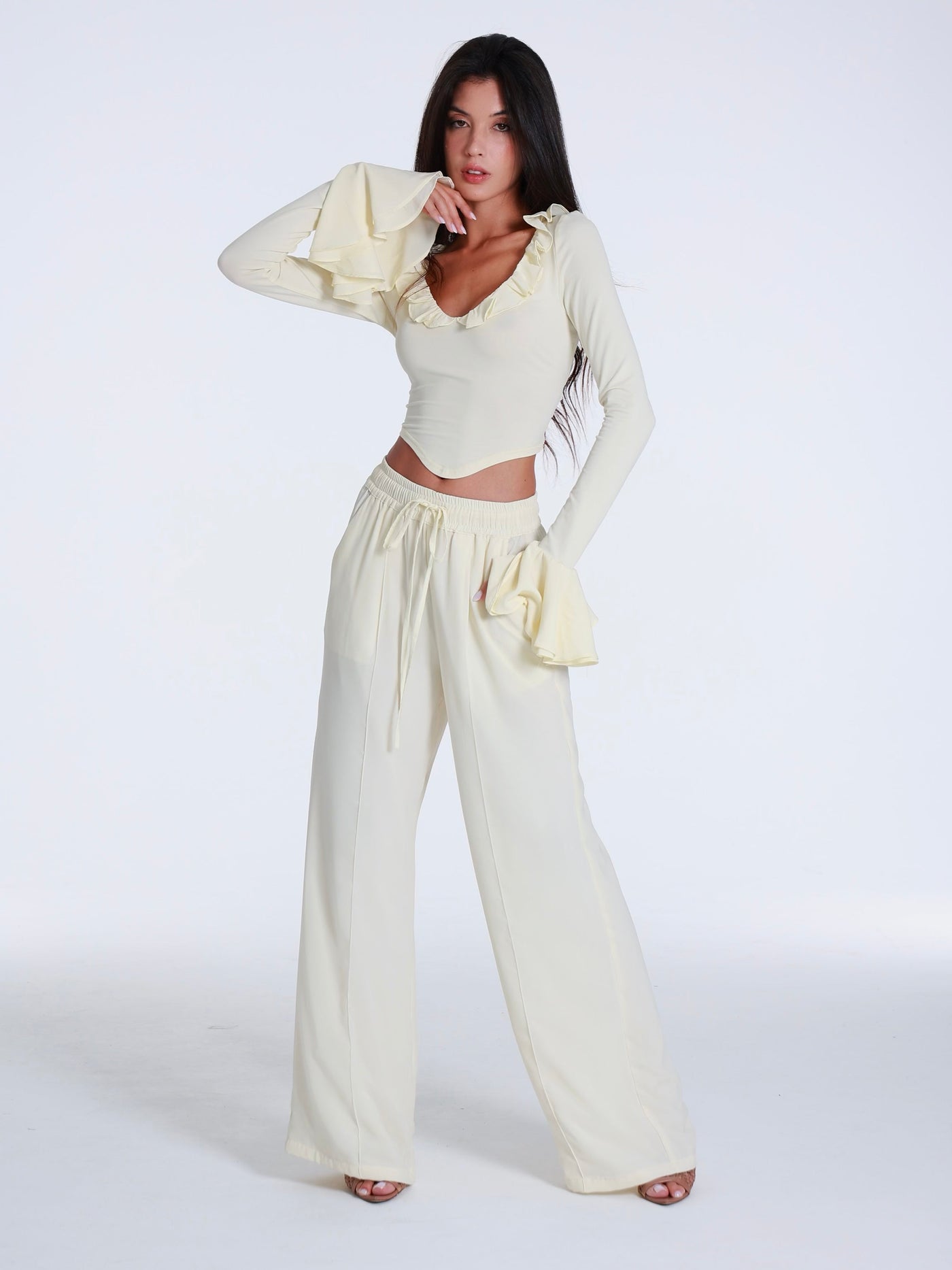 Soraya Ruffle Top – Feminine Flow
