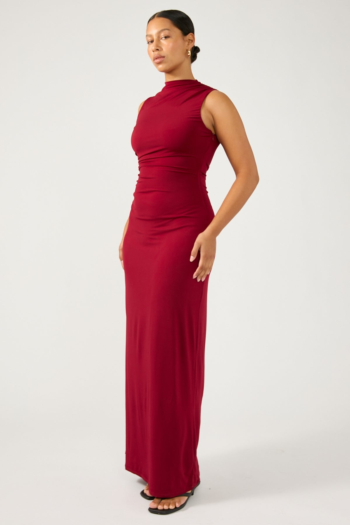 ROSEWOOD MAXI DRESS – DEEP ELEGANCE