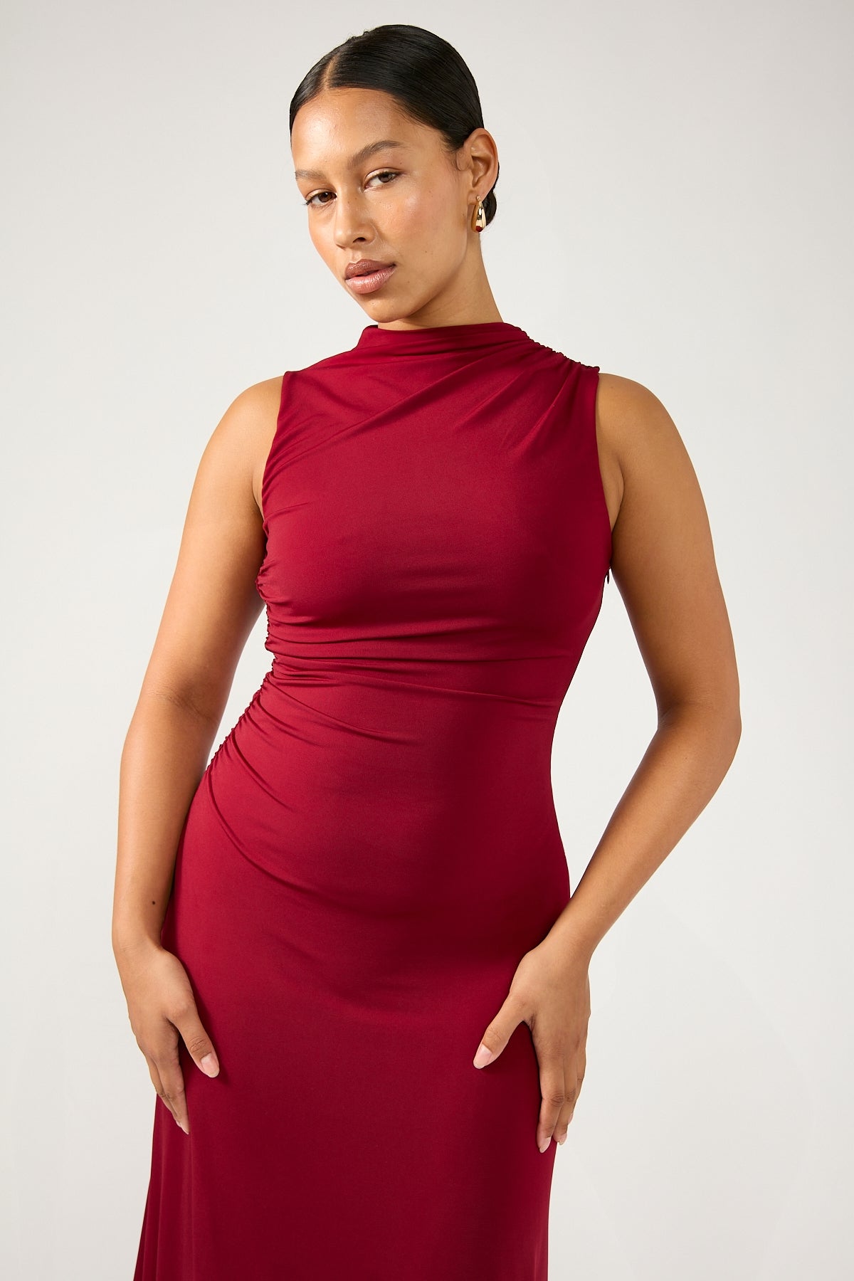 ROSEWOOD MAXI DRESS – DEEP ELEGANCE