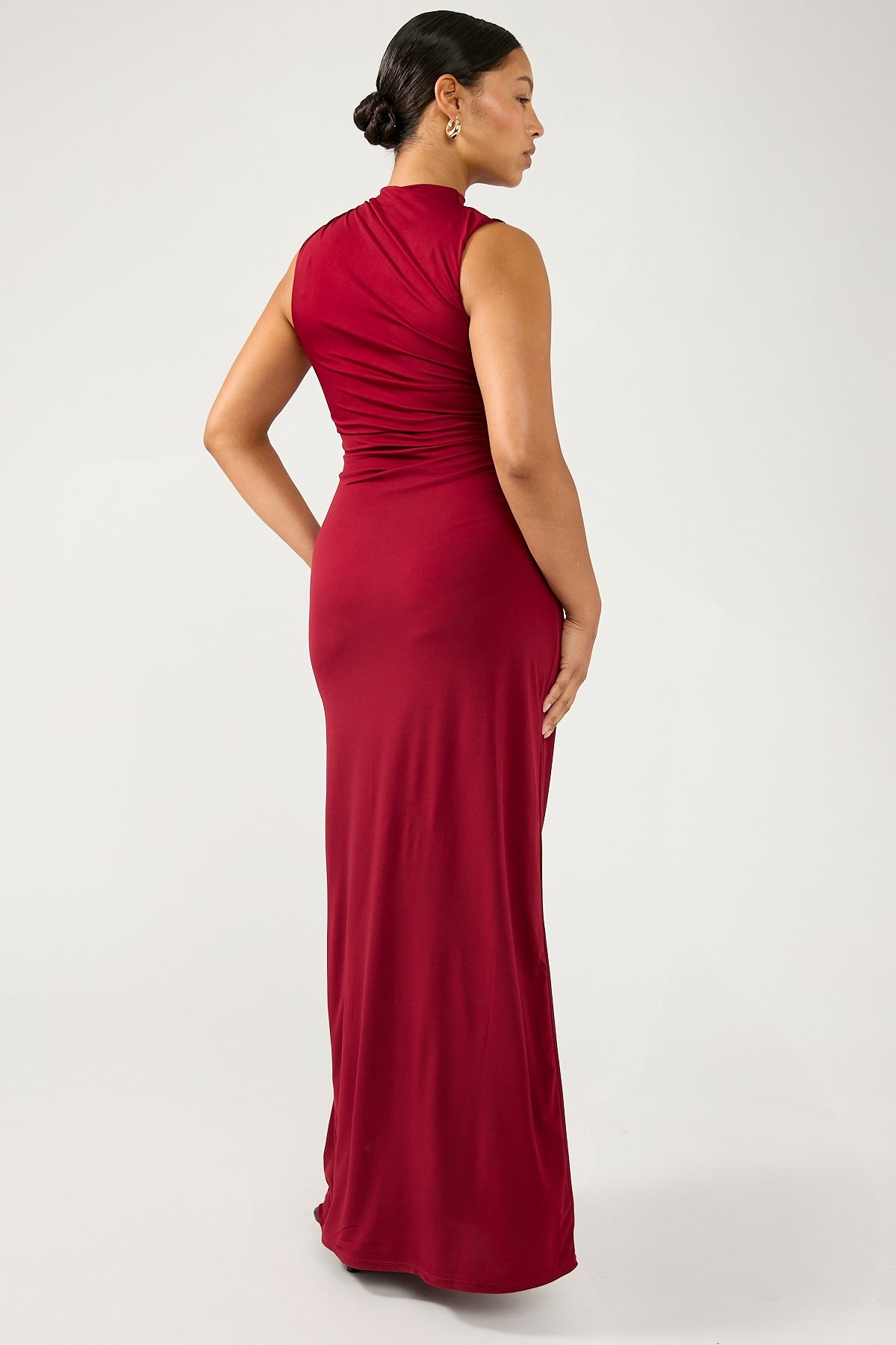 ROSEWOOD MAXI DRESS – DEEP ELEGANCE