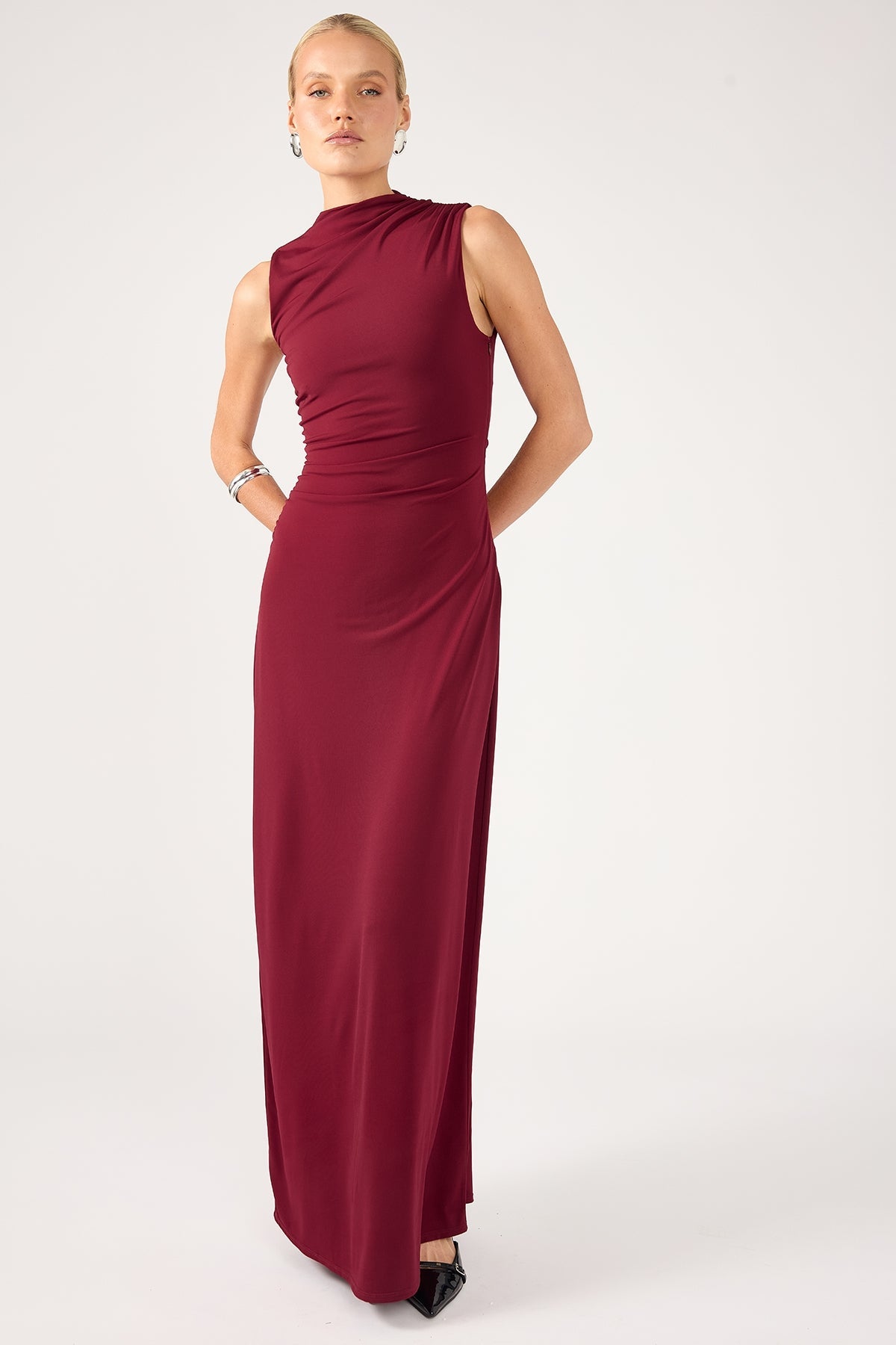 ROSEWOOD MAXI DRESS – DEEP ELEGANCE
