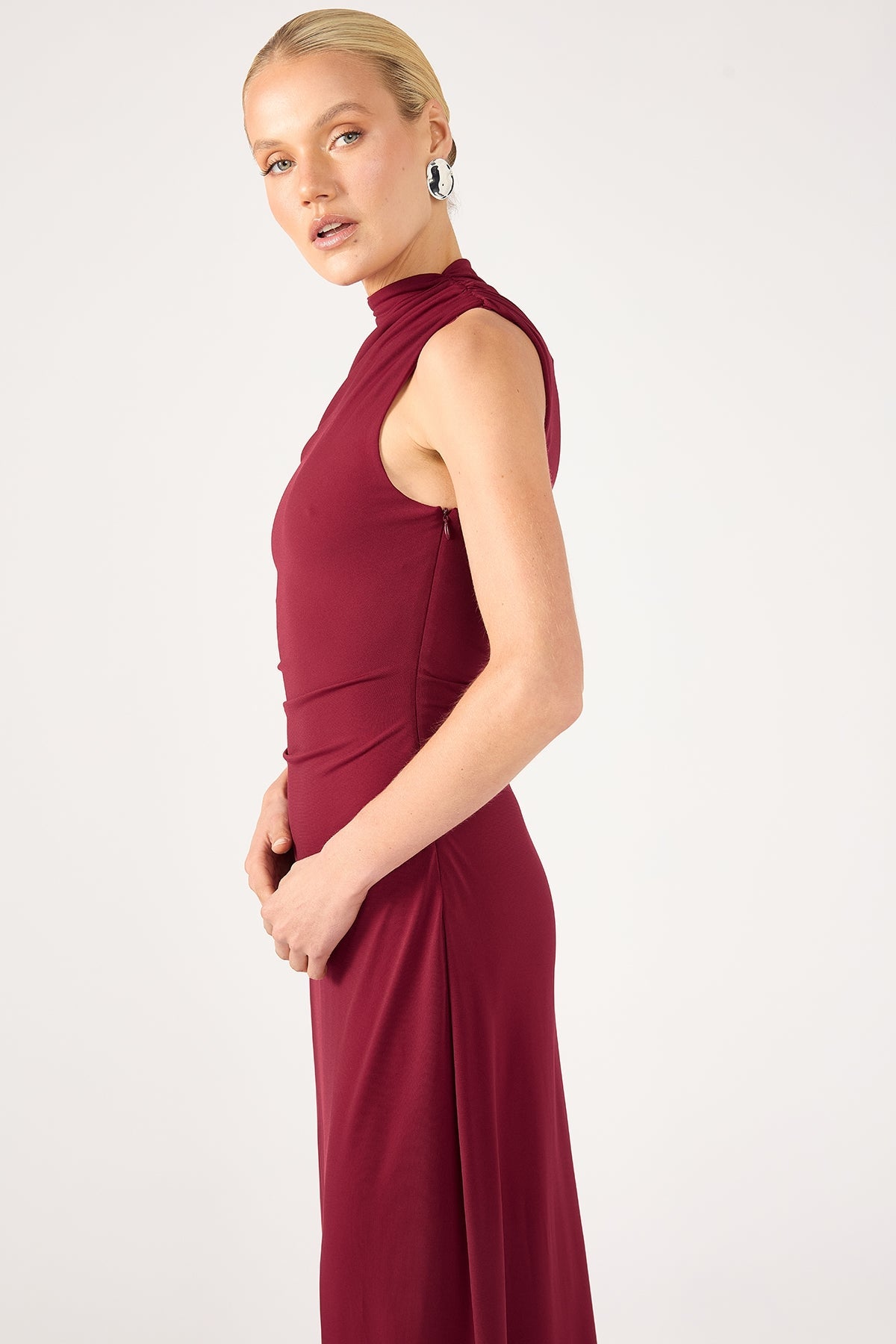 ROSEWOOD MAXI DRESS – DEEP ELEGANCE