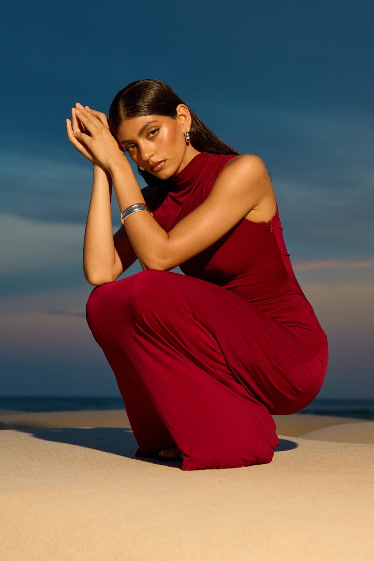 ROSEWOOD MAXI DRESS – DEEP ELEGANCE