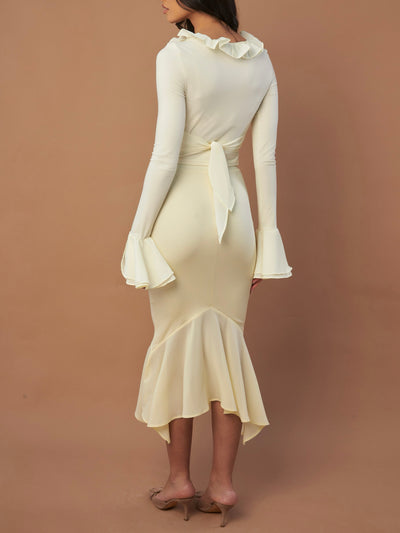 Elira Midi Skirt – Sheer Softness