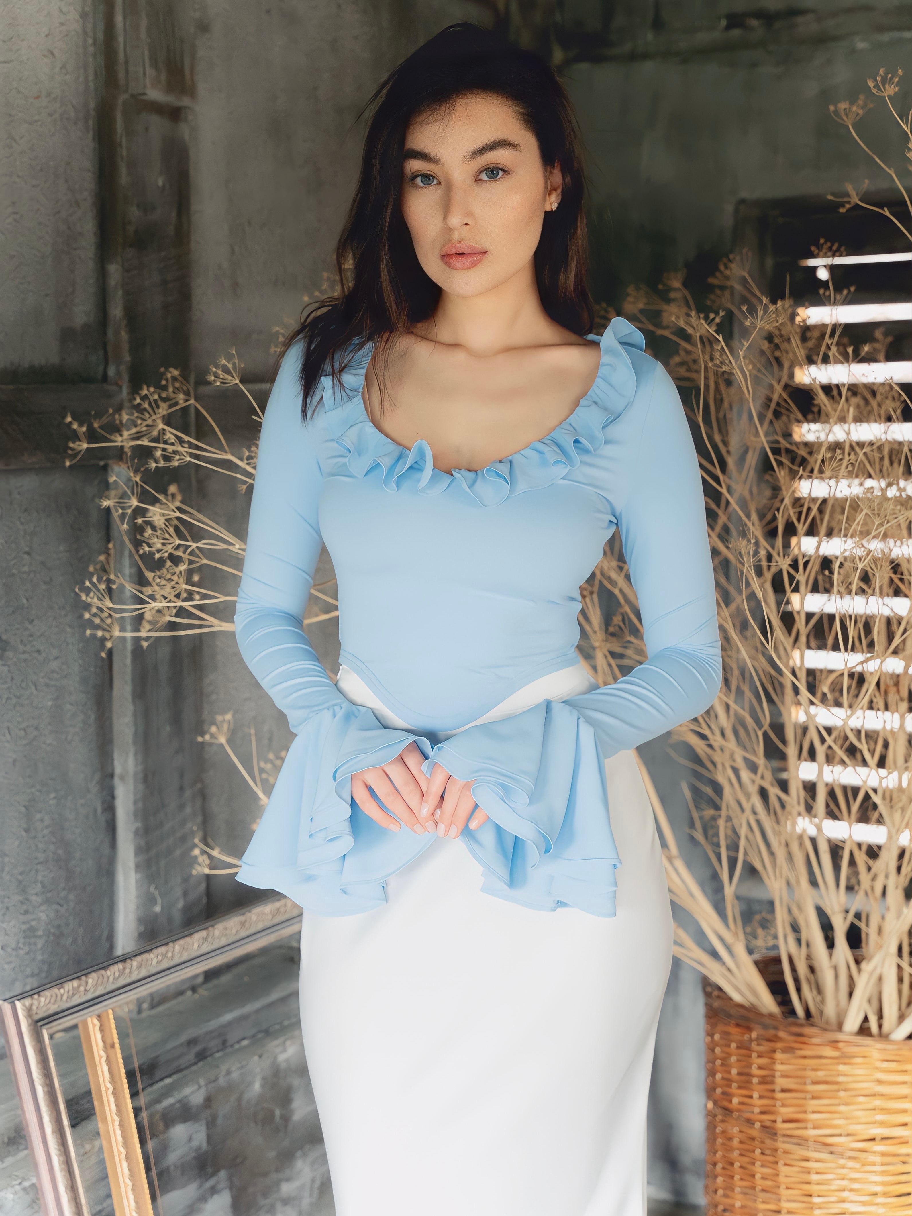 Soraya Ruffle Top – Feminine Flow