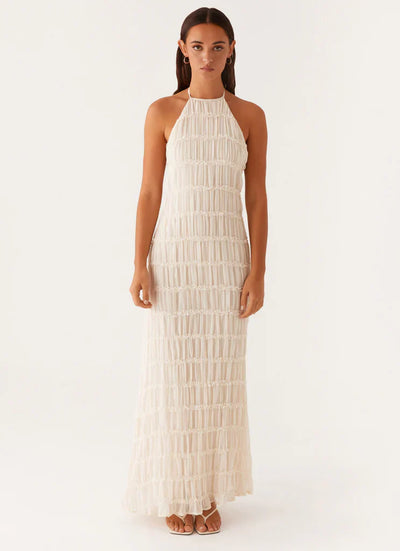 SOLENYA HALTER DRESS – RADIANT SIMPLICITY