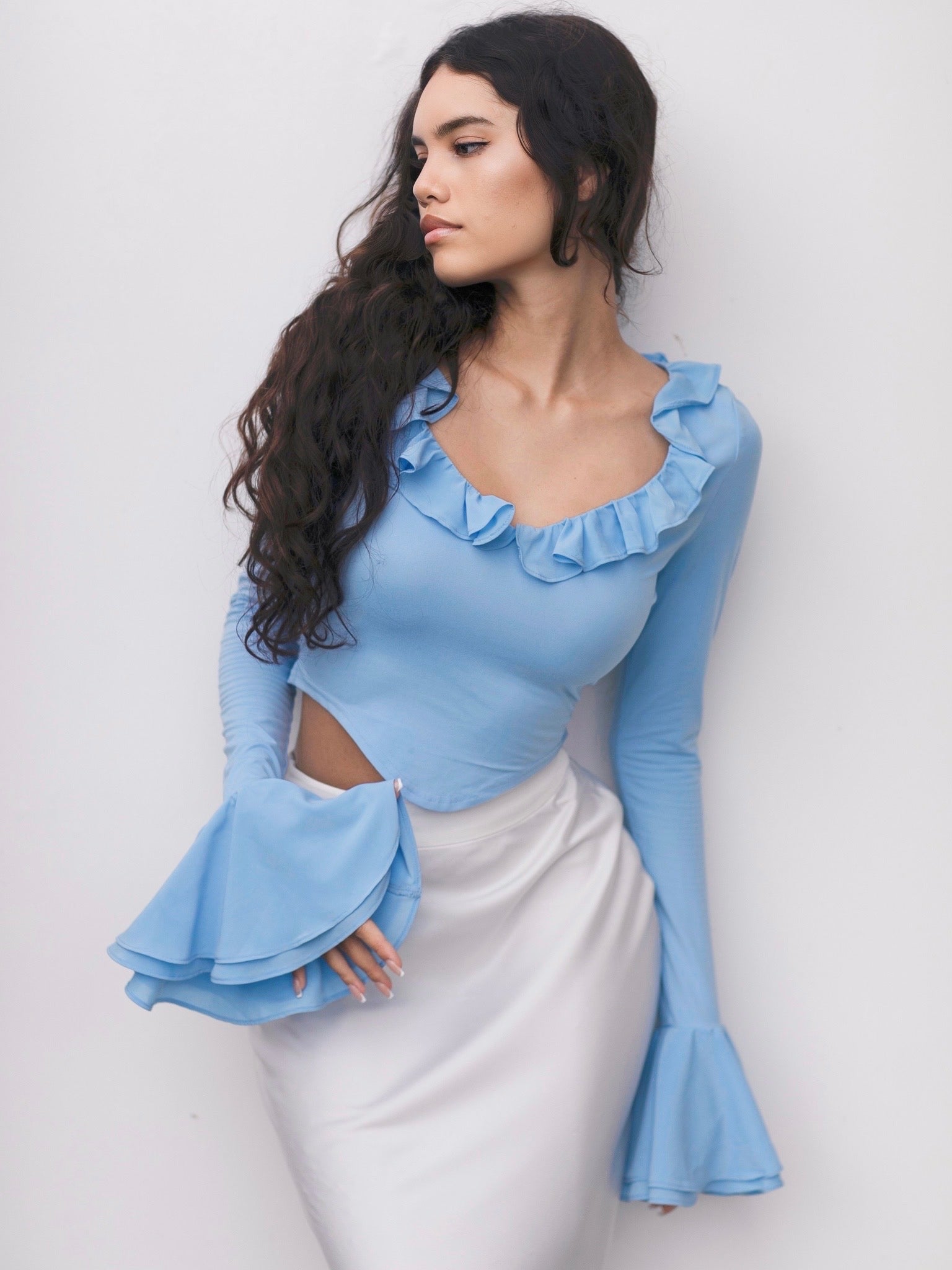 Soraya Ruffle Top – Feminine Flow