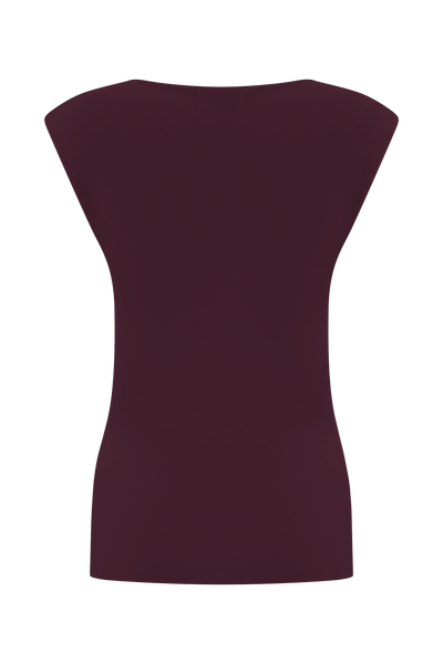 Francisca Knit Top – Merlot Ease