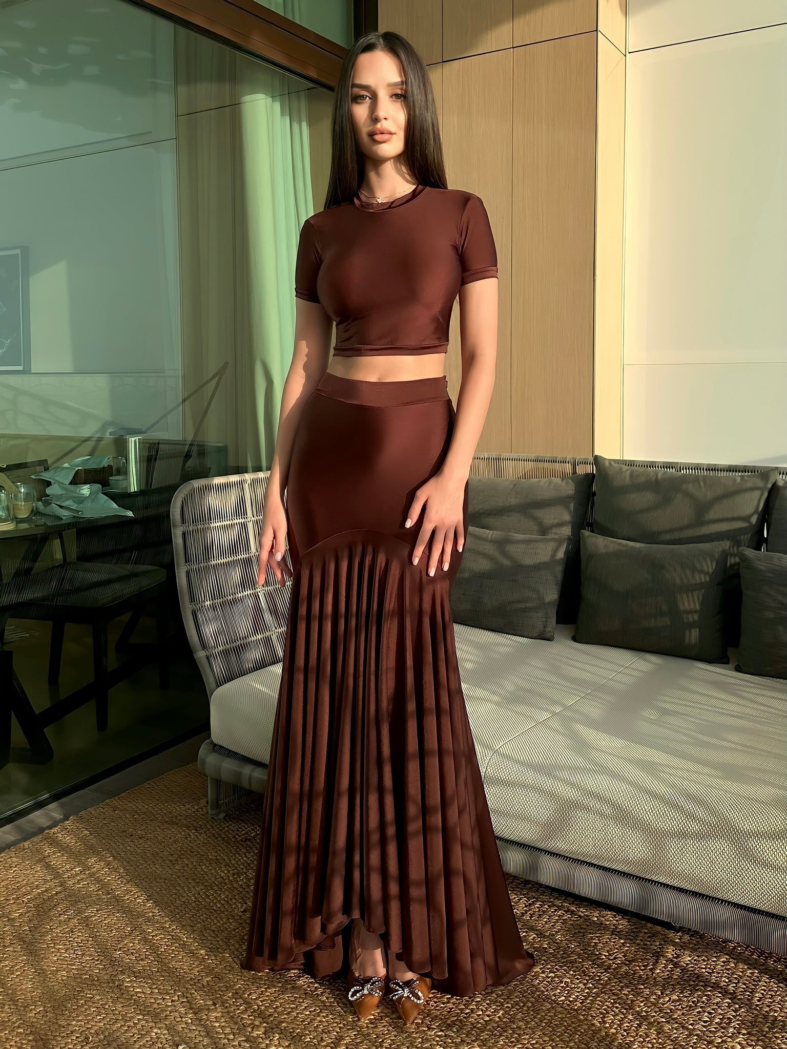 Esme Ruffle Skirt – Timeless Drama