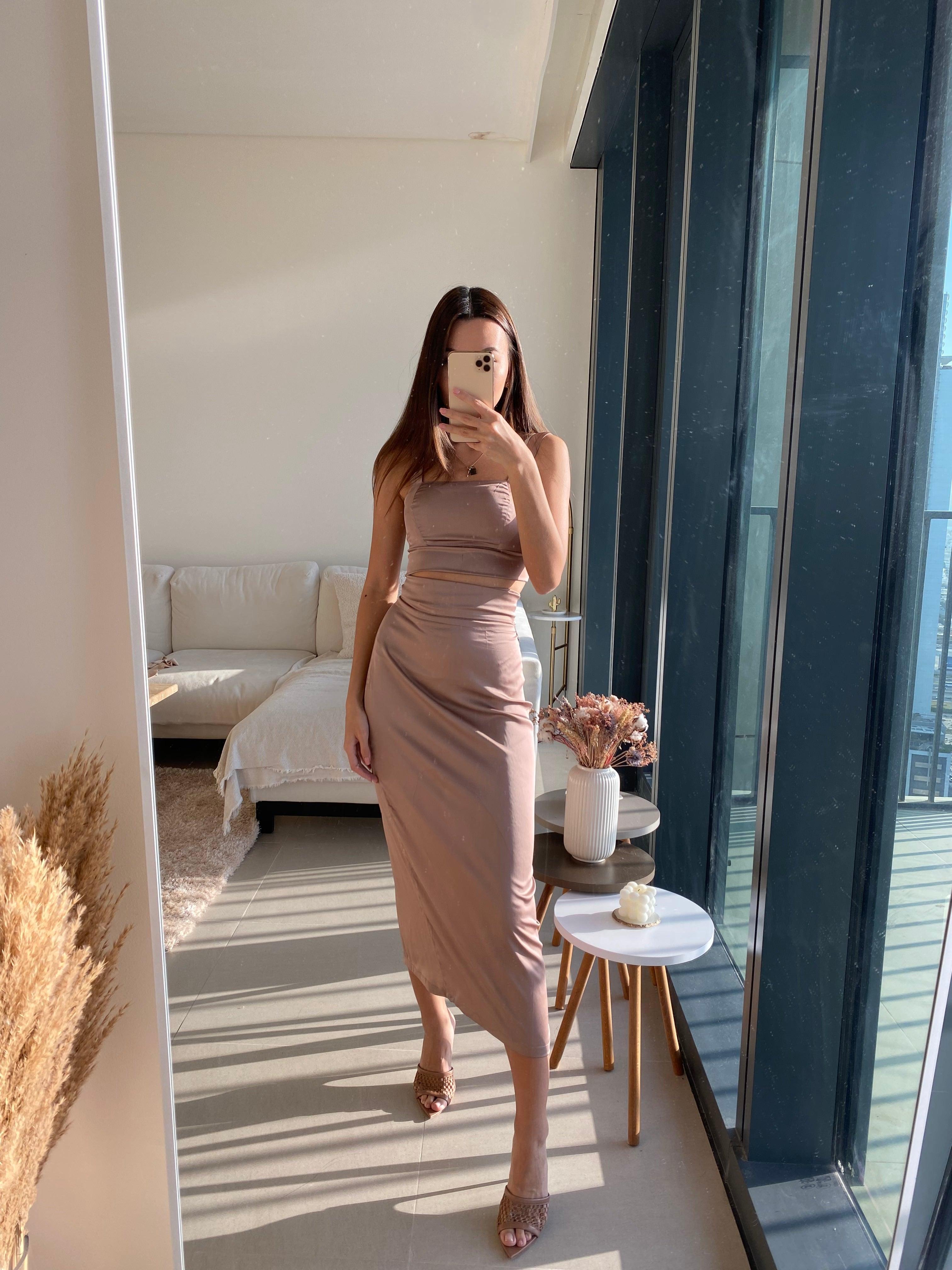 Mira Wrap Skirt – Sleek Simplicity