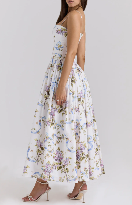 YSABELLA FLORAL MAXI – GARDEN WHIMSY