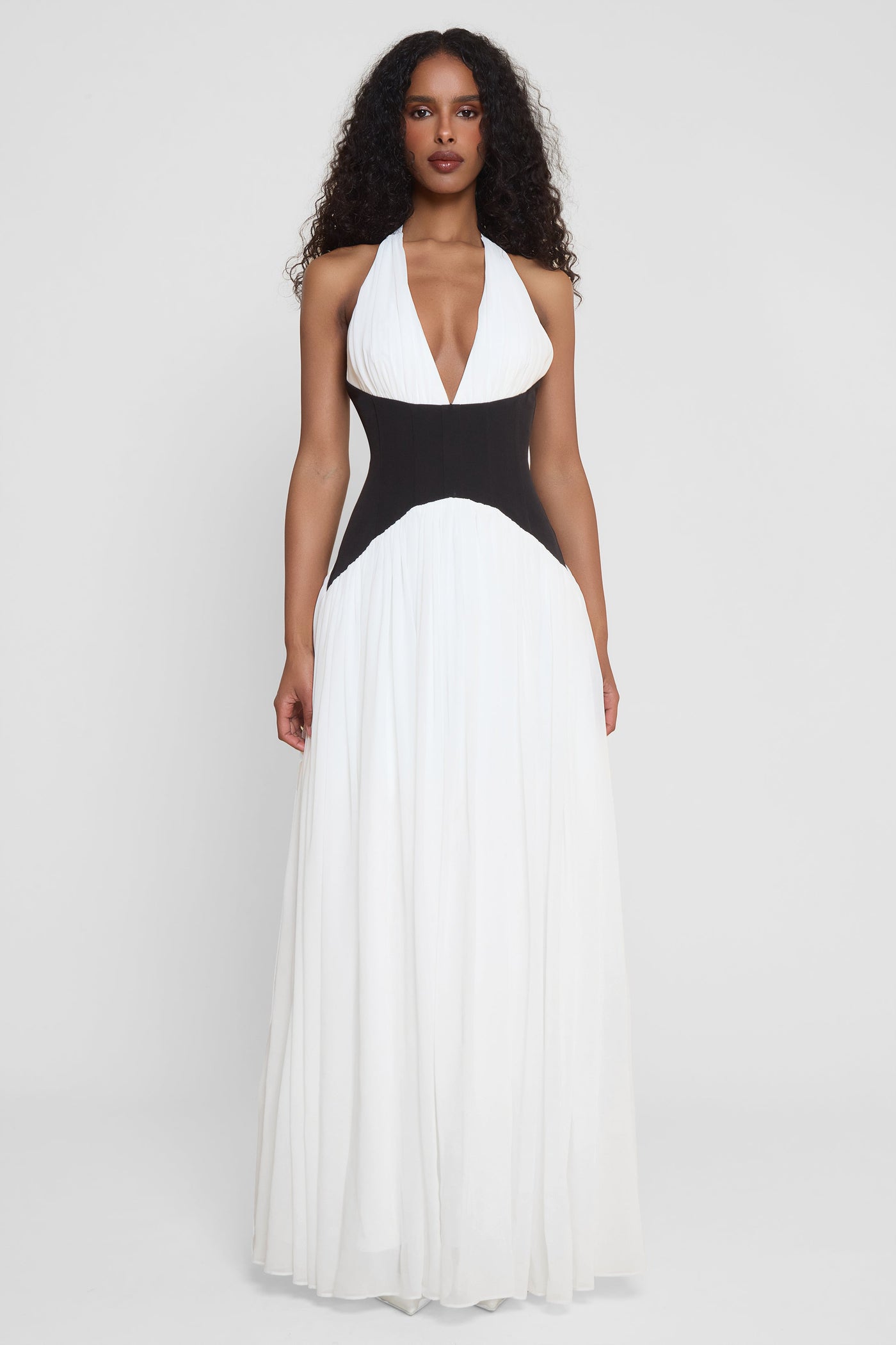 HARLOWE CONTRAST CORSET DRESS – MODERN MUSE