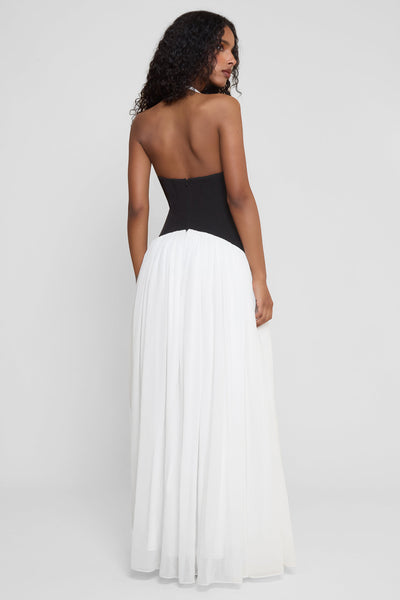 HARLOWE CONTRAST CORSET DRESS – MODERN MUSE