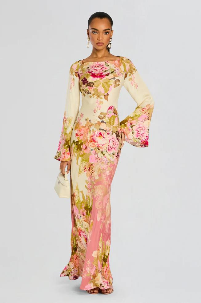 AURORA FLORAL MAXI – Sunset Bloom