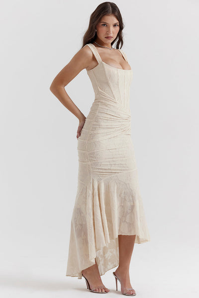AMARA MIDI DRESS – LUXE FEMININITY