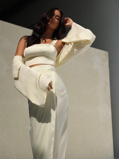 Mira Wrap Skirt – Sleek Simplicity