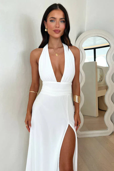 AURÉLA MAXI DRESS – EFFORTLESS RADIANCE
