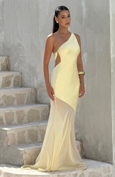 AMARIS ONE-SHOULDER GOWN – Golden Grace