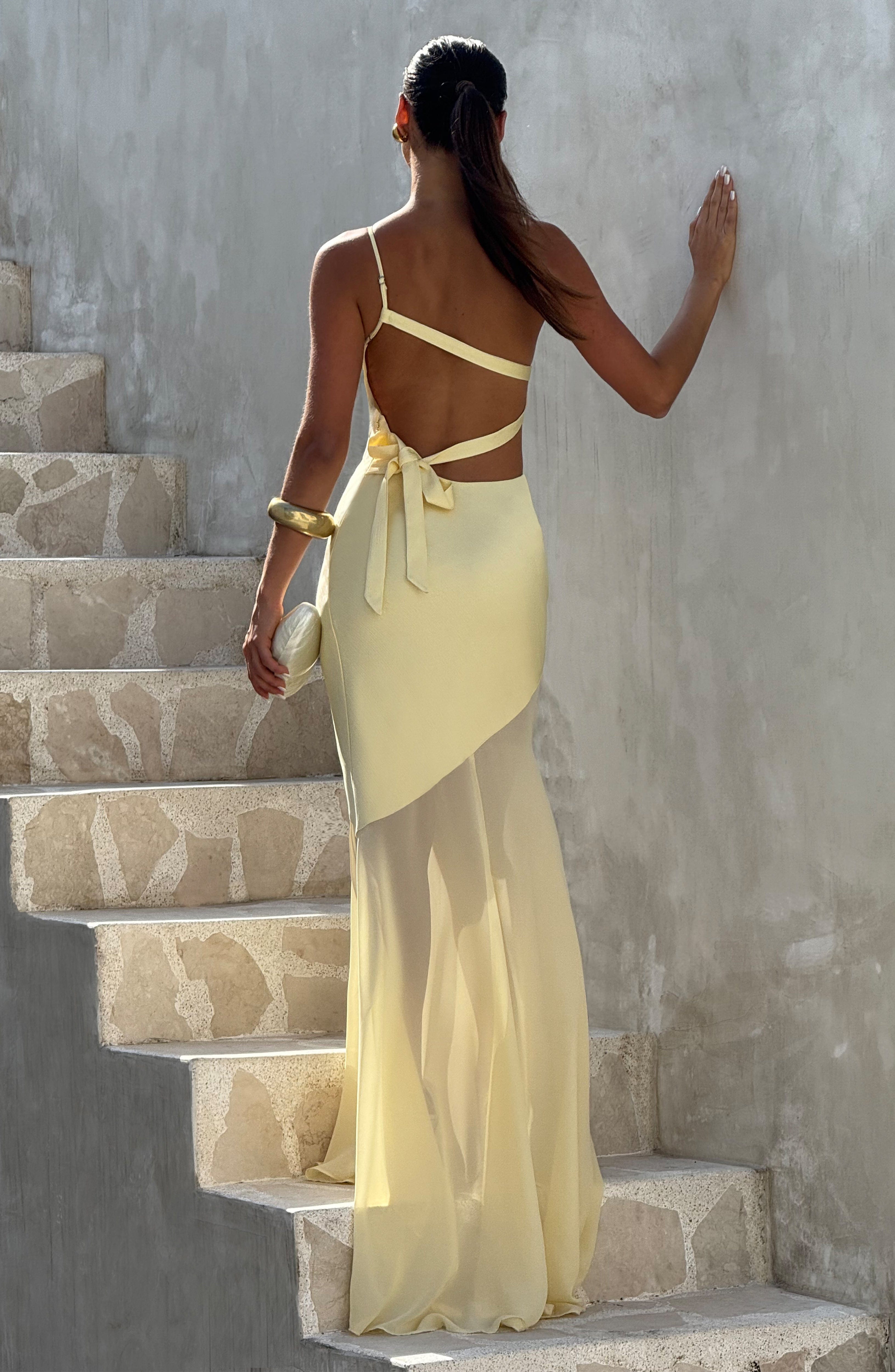 AMARIS ONE-SHOULDER GOWN – Golden Grace