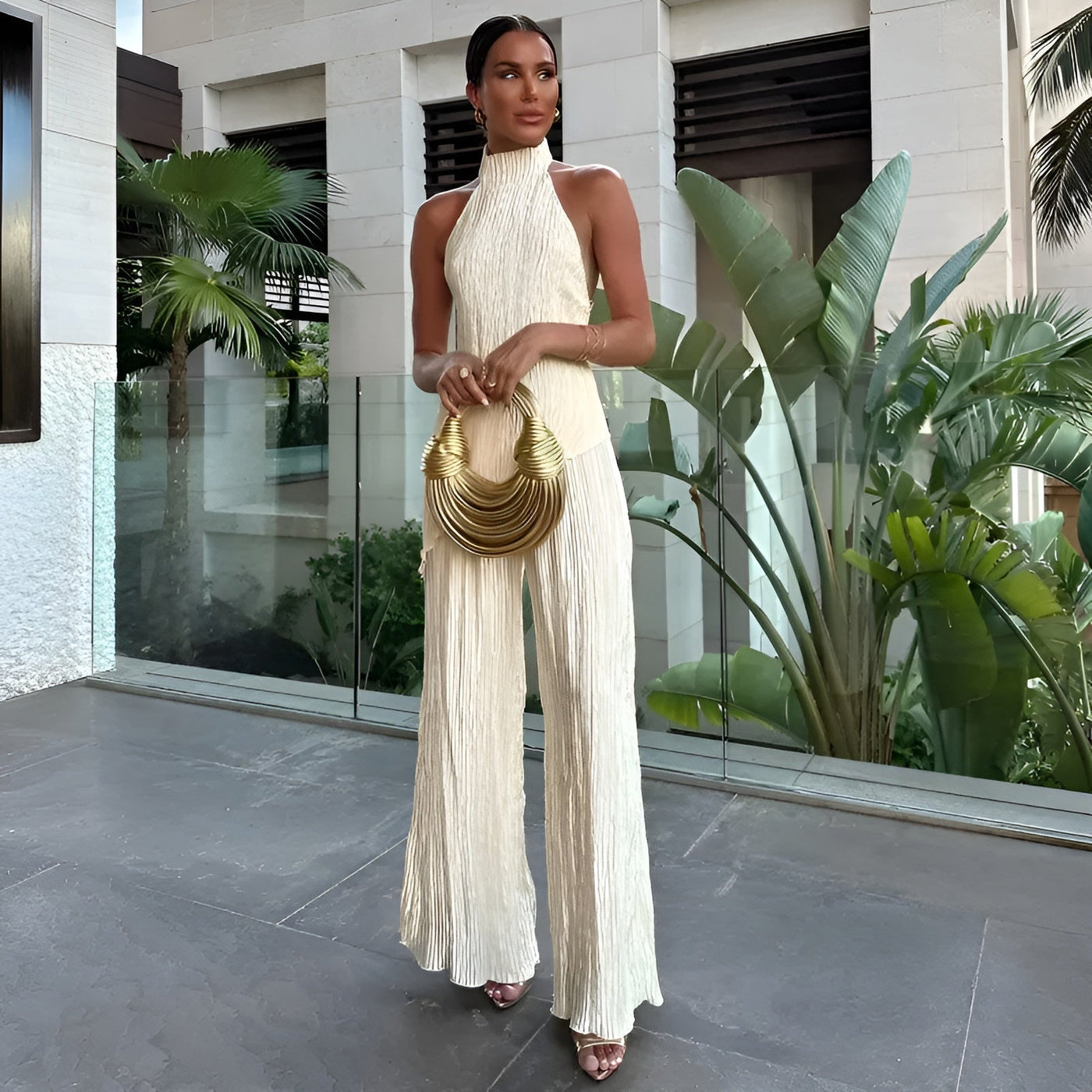 AVANI HALTER SET – SUN-KISSED GRACE