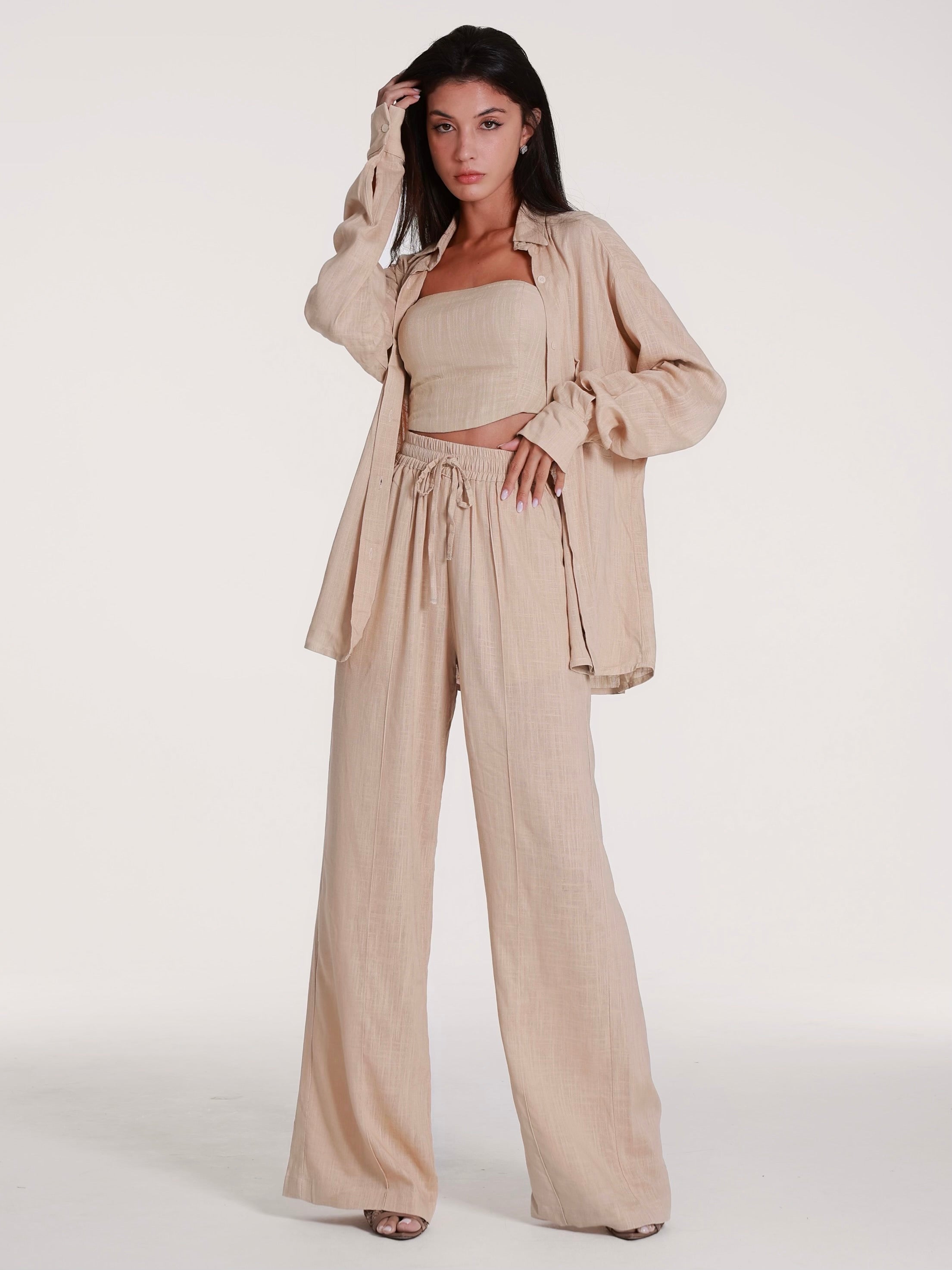 Nahla Linen Set – Timeless Ease