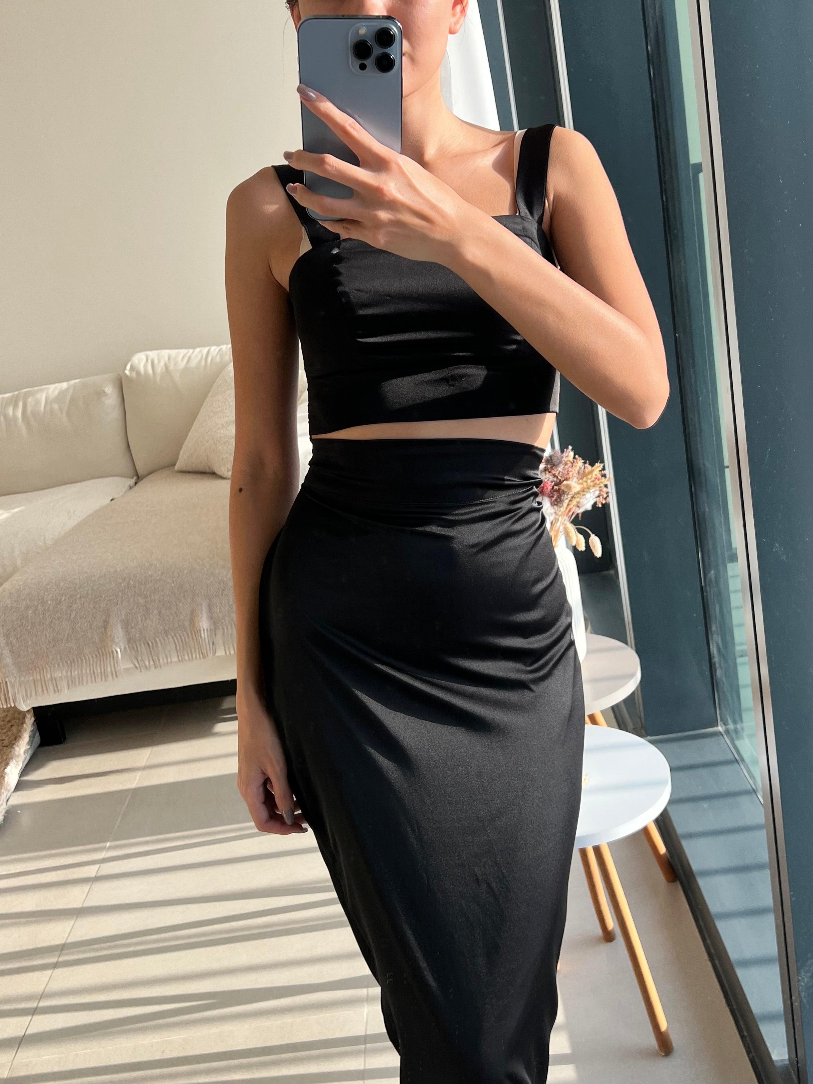 Mira Wrap Skirt – Sleek Simplicity