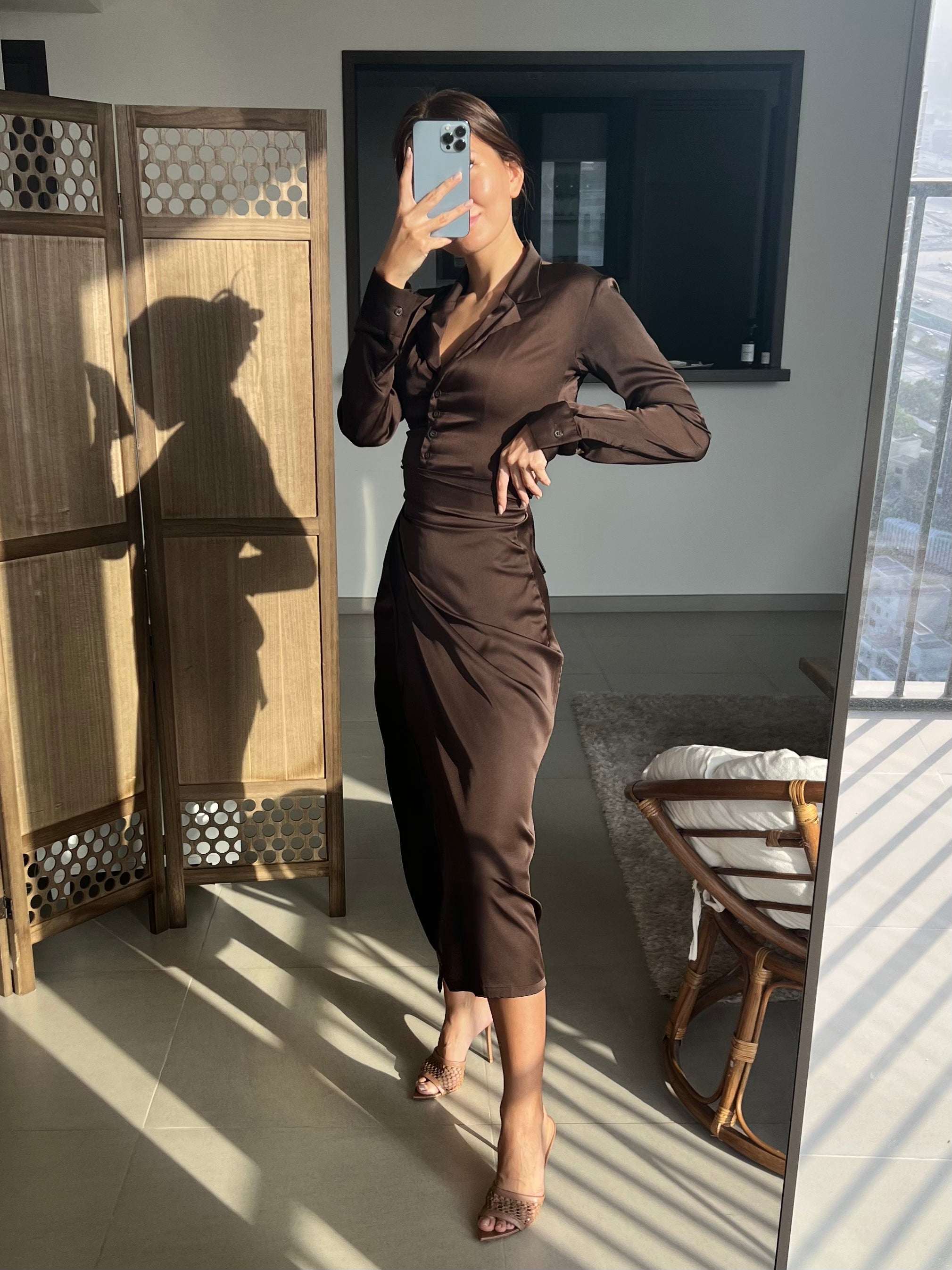 Mira Wrap Skirt – Sleek Simplicity