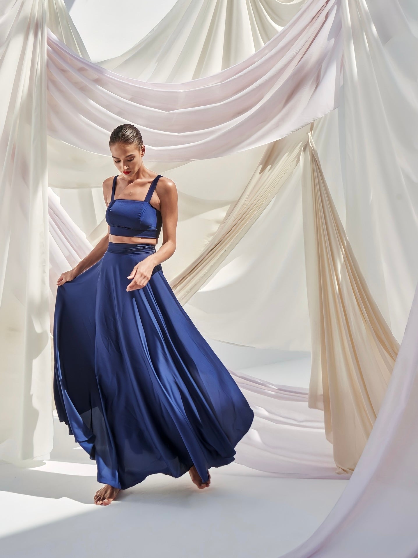 Aveline Skirt – Satin Grace