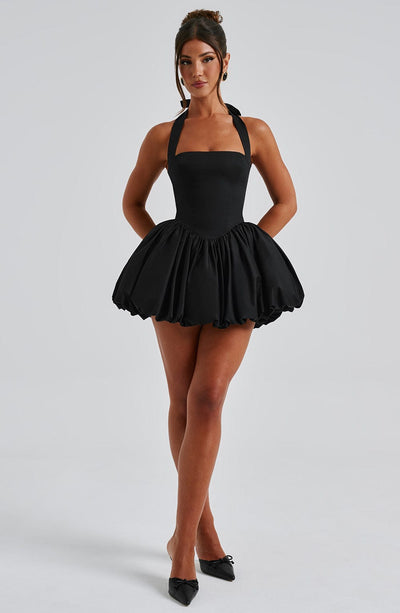 NOIR PETITE DRESS – PLAYFUL ALLURE
